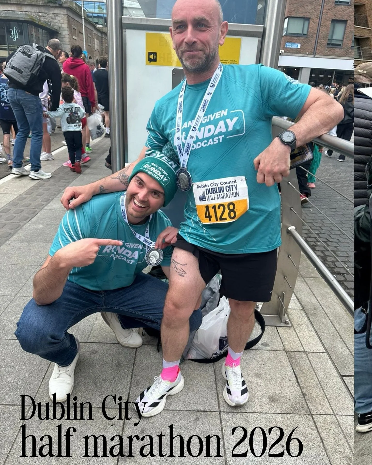 Great event this morning at the @dublincityhalfmarathon !

Great seeing familiar faces from our Barcelona trips and previous episodes of the podcast and it&rsquo;s always good to see the AGR tee in action 🙌🙌🙌

What did you make of the Dublin City 