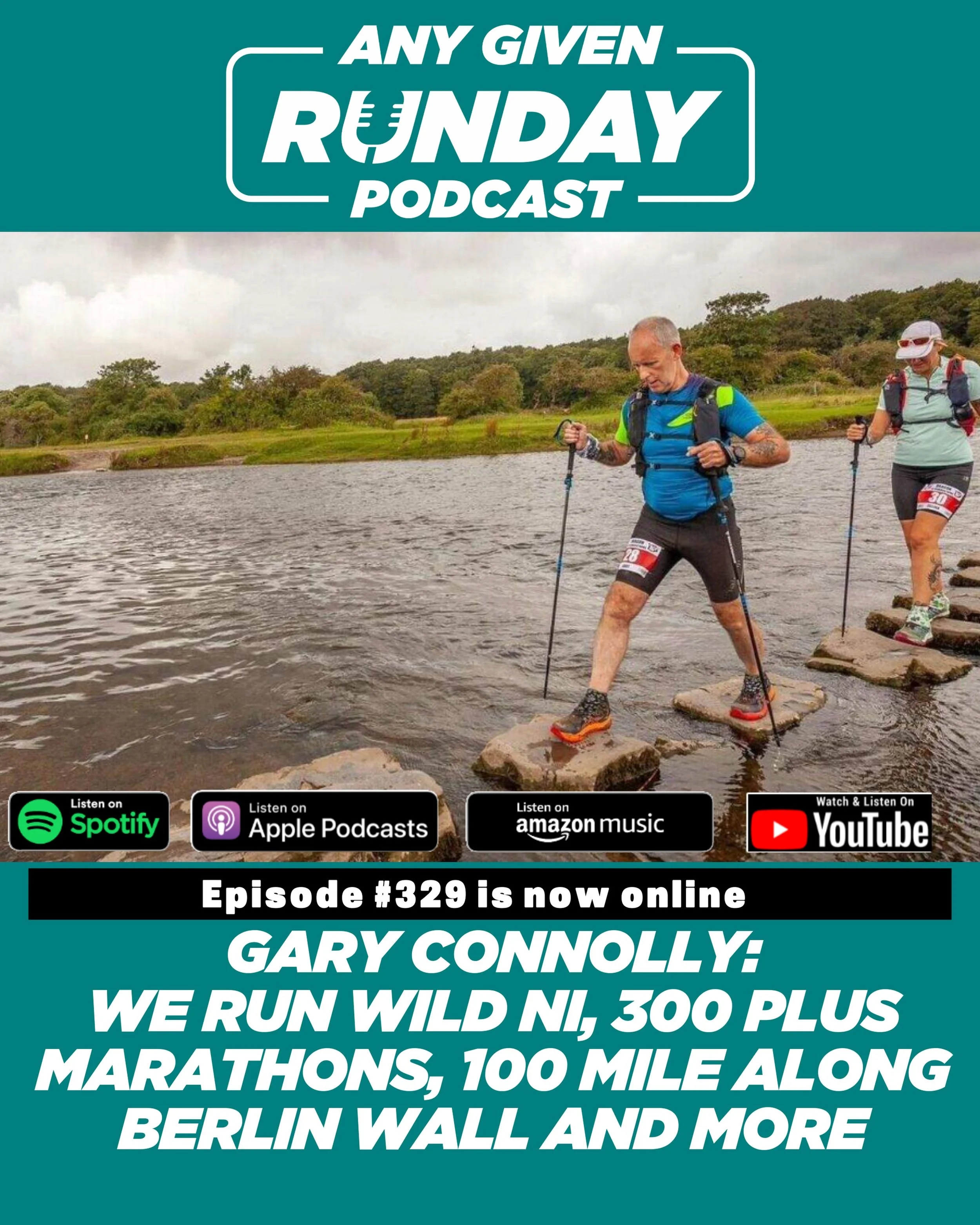 This week on the Any Given Runday Podcast, we welcome Gary Connolly from We Run Wild NI (@werunwildni ), who shares his journey from running his first marathon at the turn of the millennium to completing over 300 marathons and ultra-distance races, a