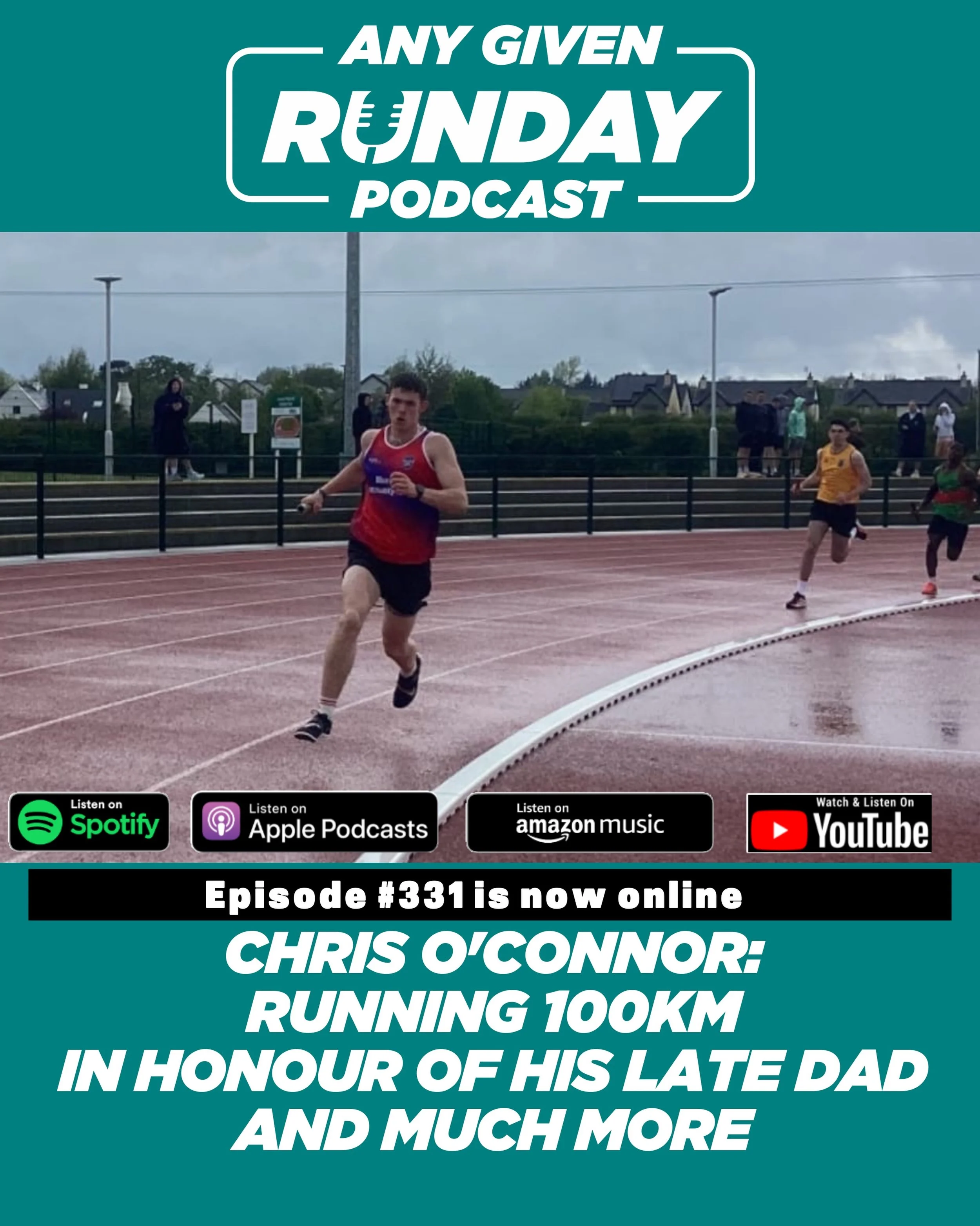 On this week&rsquo;s episode of the Any Given Runday Podcast, we welcome Chris O&rsquo;Connor (@christopher.oconn on Instagram), an 18-year-old ultra marathon runner who shares his journey from his Dad getting him into running to completing a 100K ra