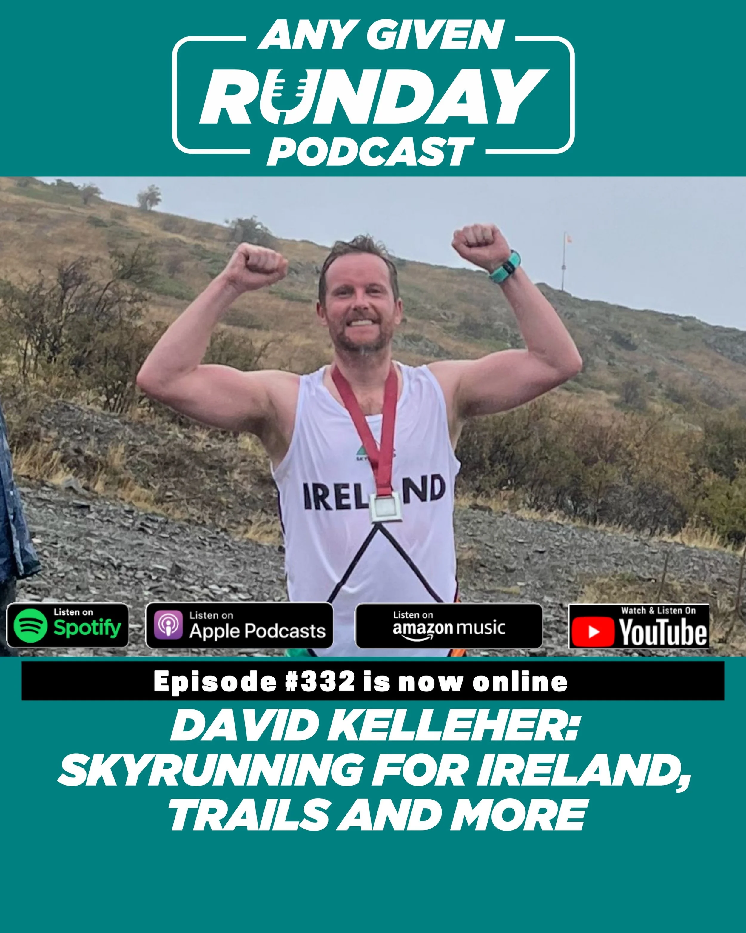In this episode of the Any Given Runday podcast, we welcome skyrunner David Kelleher (@o_ceileachair12 on Instagram). David shares his journey from rugby to ultra running, discussing the challenges and rewards of transitioning from team sports to sol