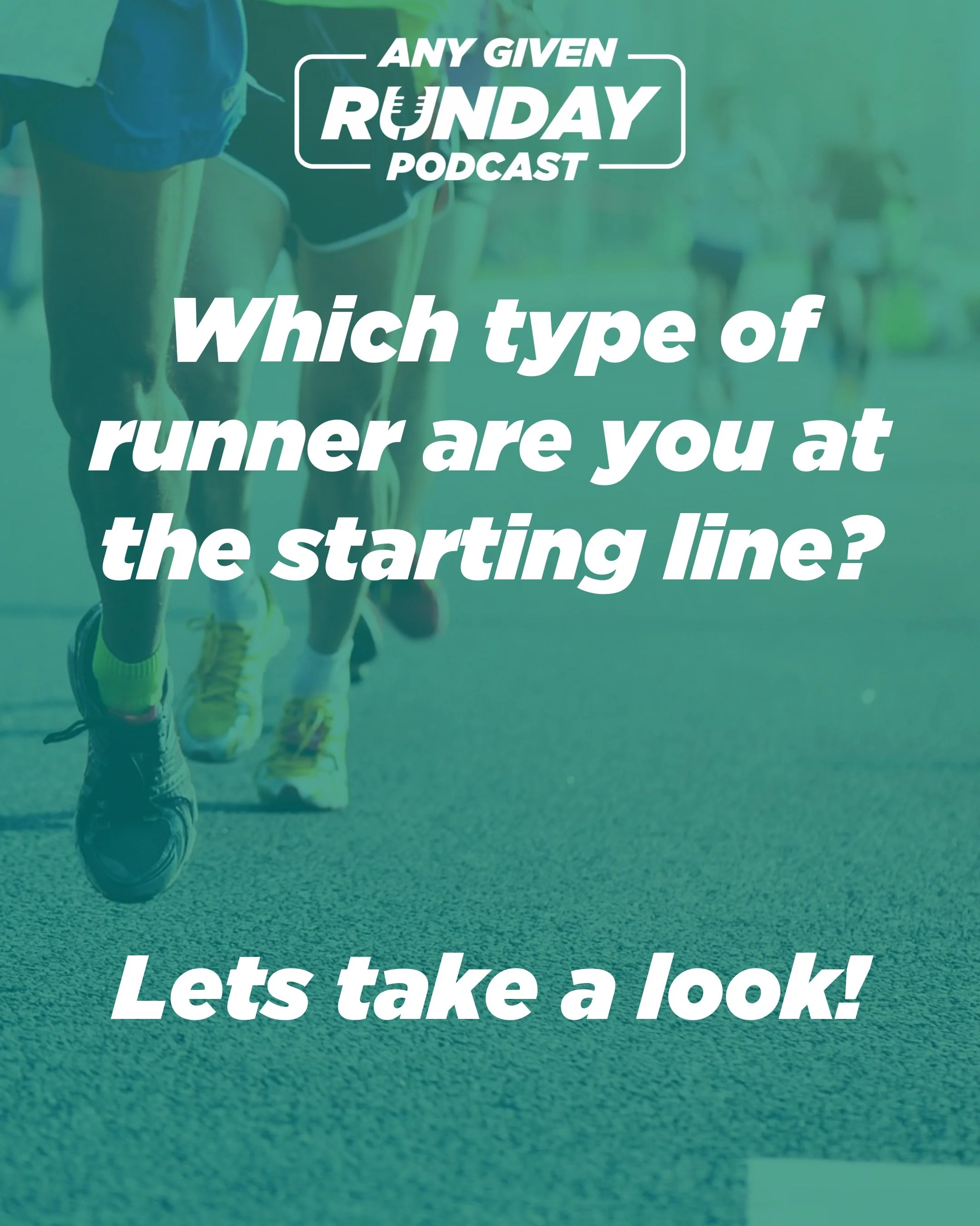 Ok, we&rsquo;ve probably been at least one of these over the years at the starting line of a race but which one do you relate to most?

Tag your running buddy in the comments and let us know 

👇👇👇