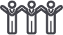 Geometric drawing of an outline square with sections divided by vertical, horizontal, and diagonal lines.