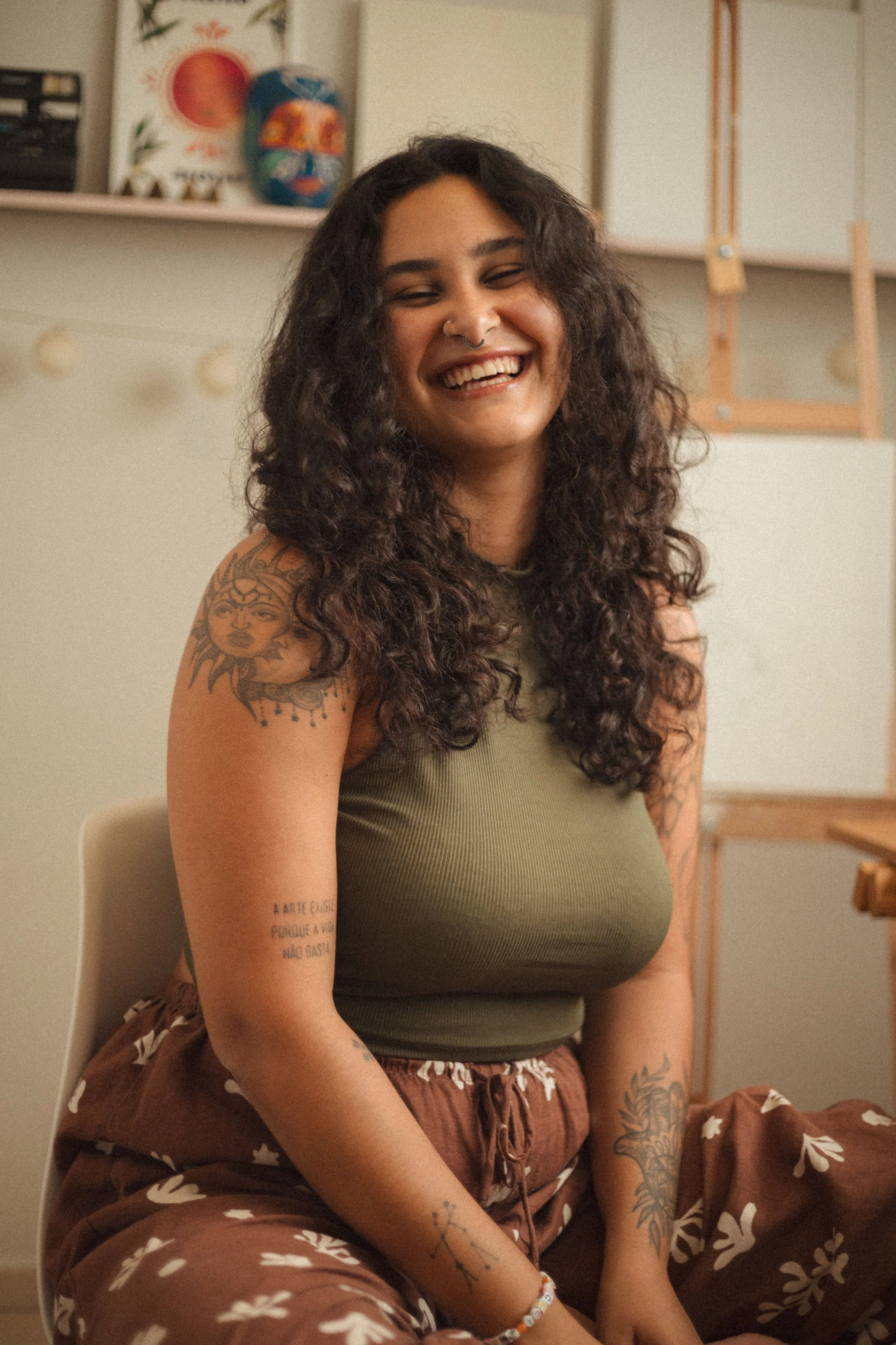 A queer POC woman in therapy for anxiety, relationship issues, self-esteem, and trauma in Oakland SF Bay Area.