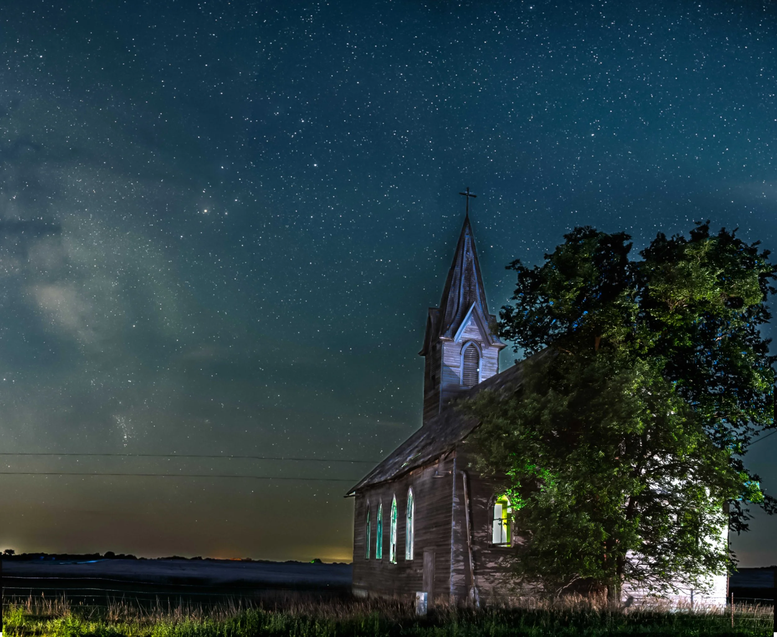 St. John's Church Nighttime