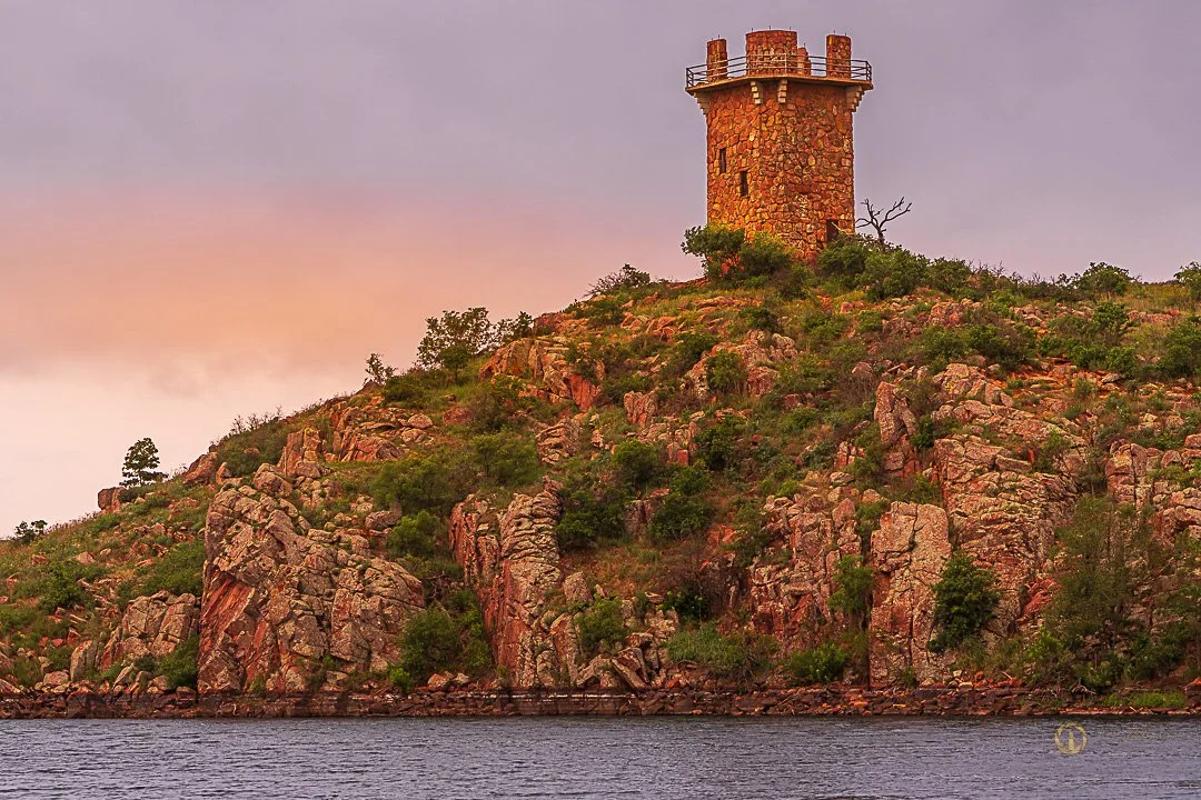 A view of Trail Tower in the Wichita Mountains