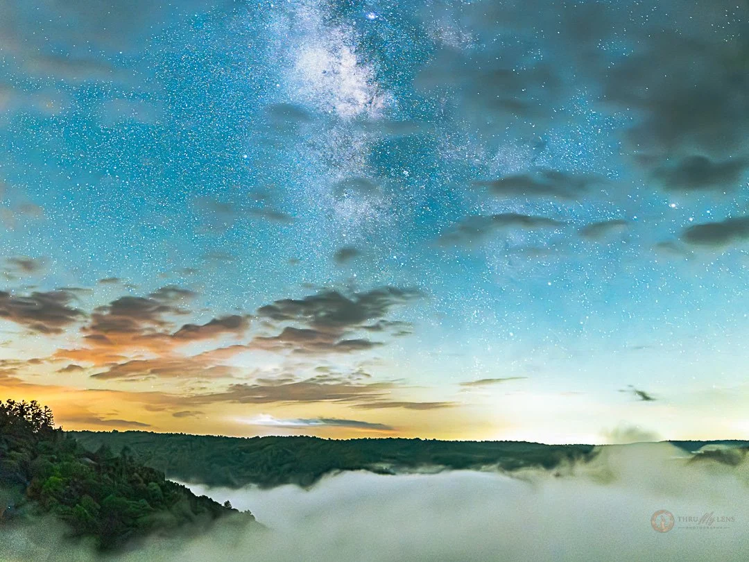 Milky Way Sky over Big South Fork River