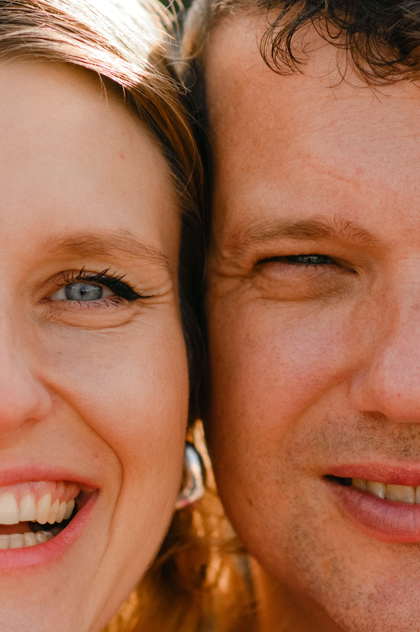 Close up couple photoshoot in Rome
