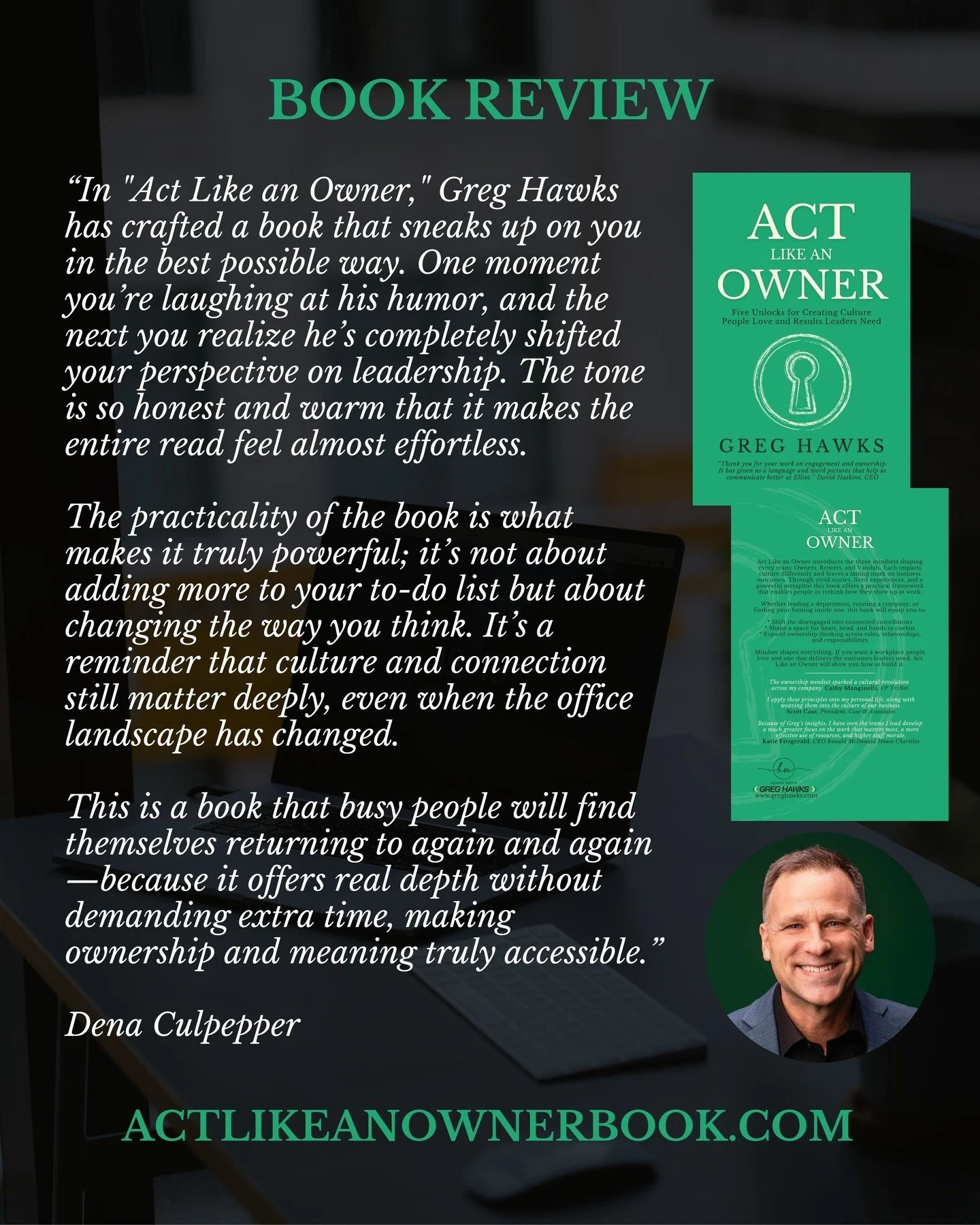 January 21, 2026 is approaching fast! 

#PrepublicationBookReview #ActLikeAnOwnerBook #12126 #OwnIt
#BookReview