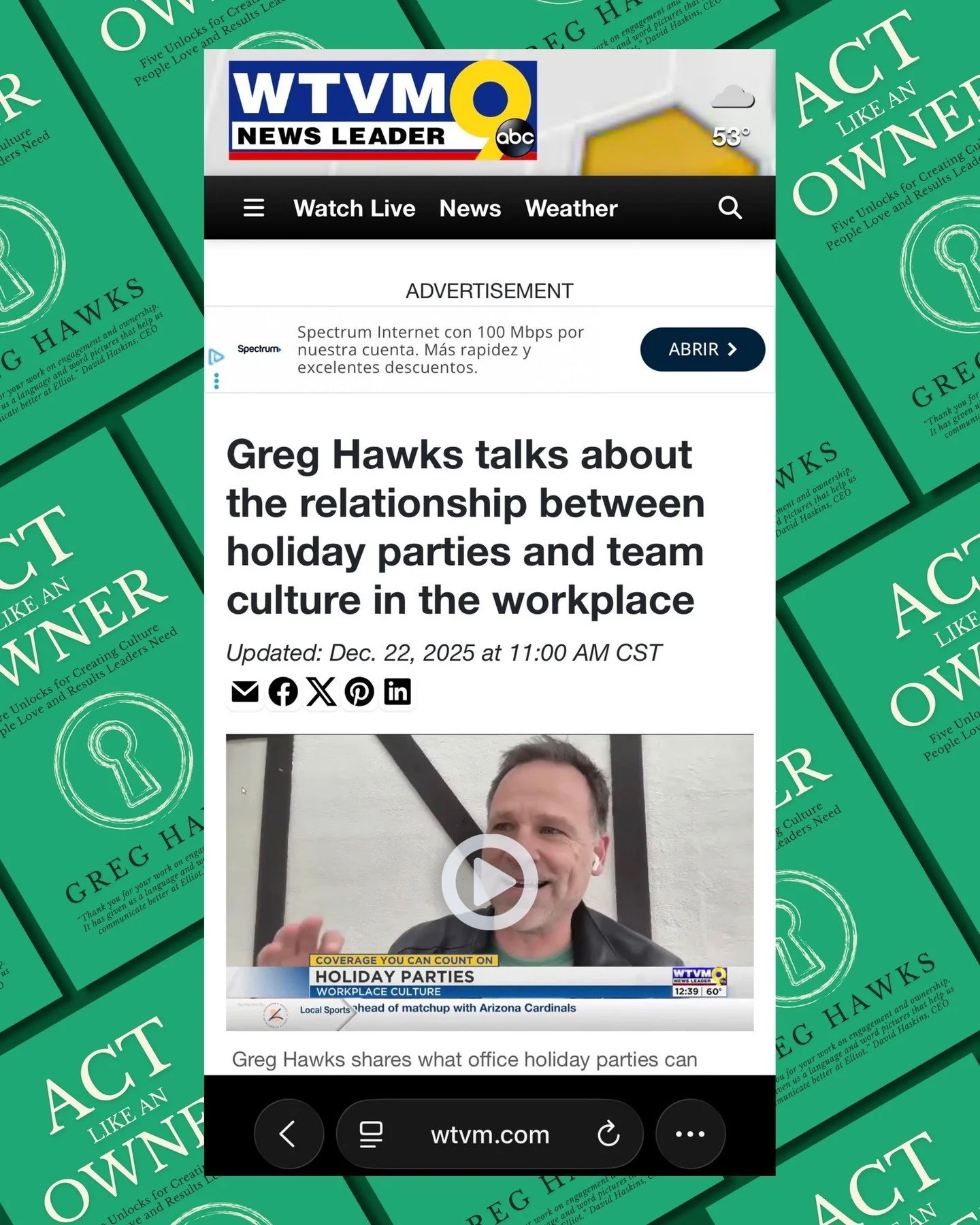 With holiday parties now behind us, it's important to remember that hindsight is 20/20. 

As a leader, how can you leverage the insights gained from the past year to foster growth in the year ahead? 

I recently participated in a TV interview with th