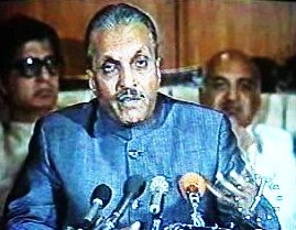 General Zia's press conference