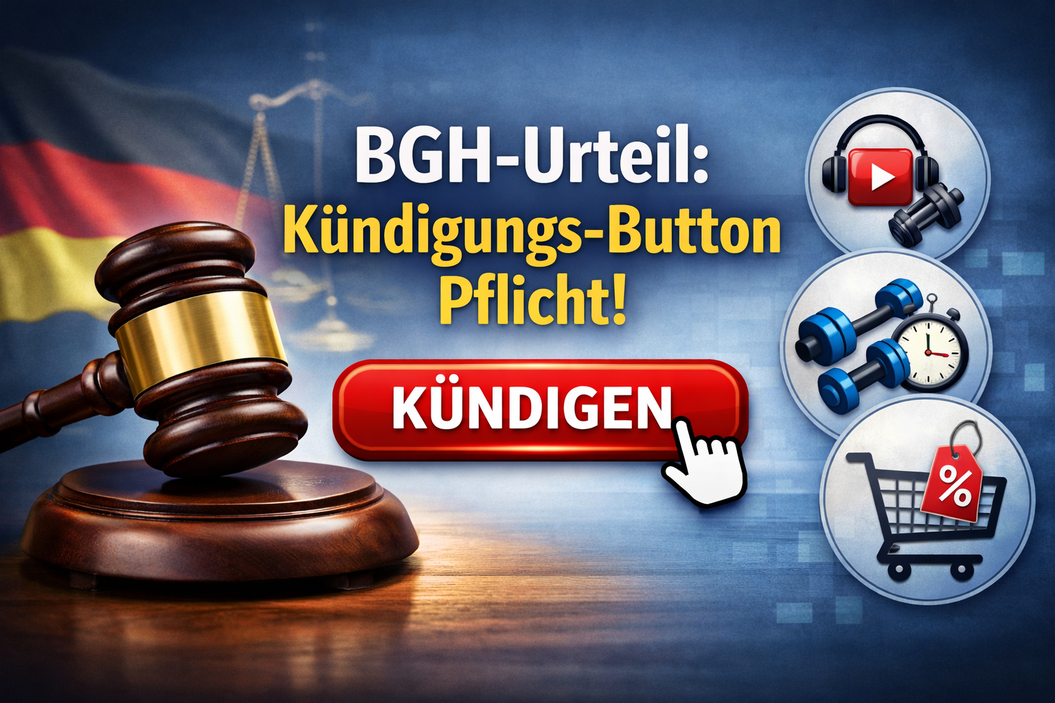 Kündigungsbutton-Pflicht: BGH stärkt Verbraucherrechte bei Online-Abos