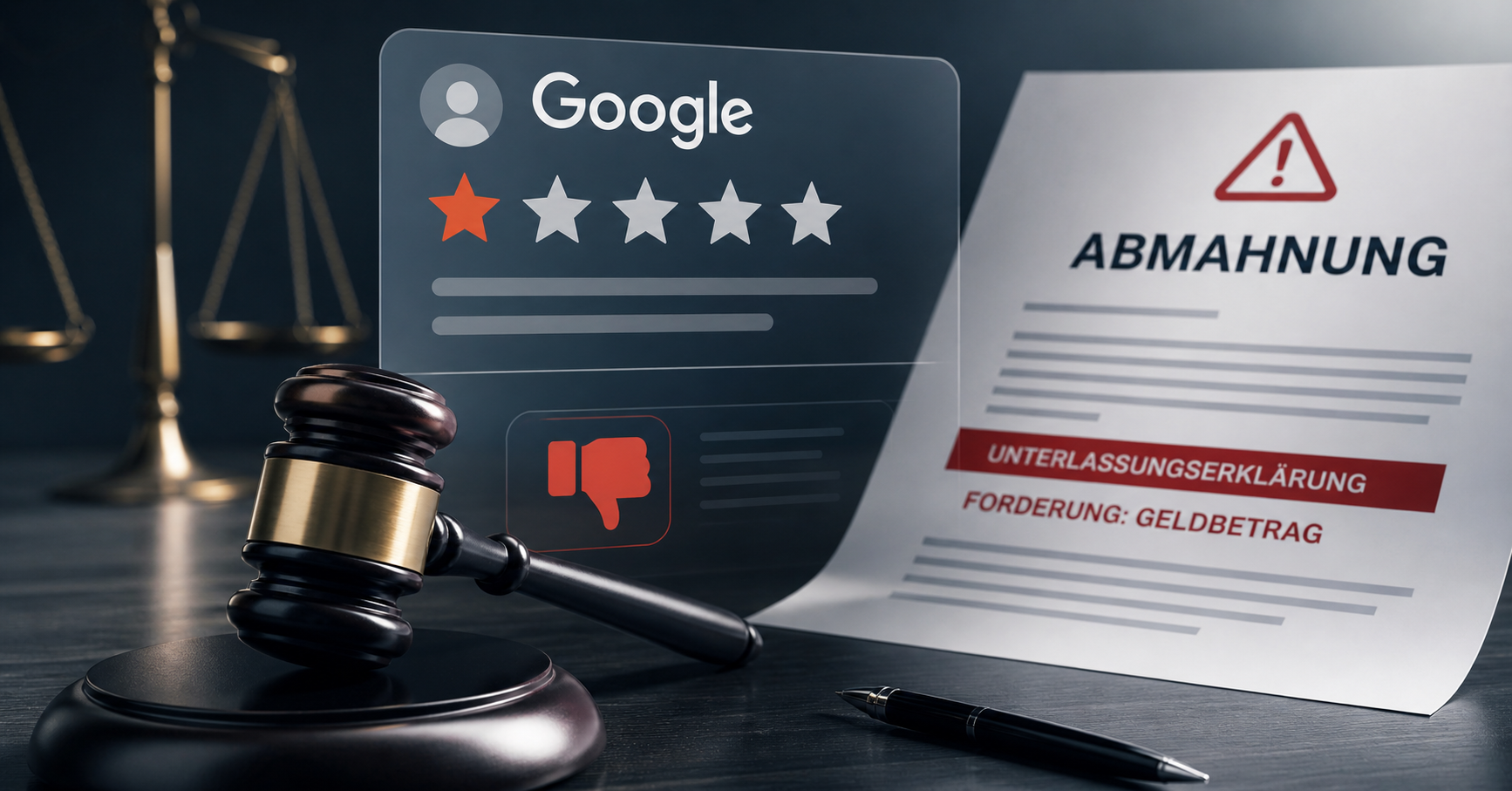 Abmahnung wegen Google-Bewertung – Müssen Sie wirklich zahlen?