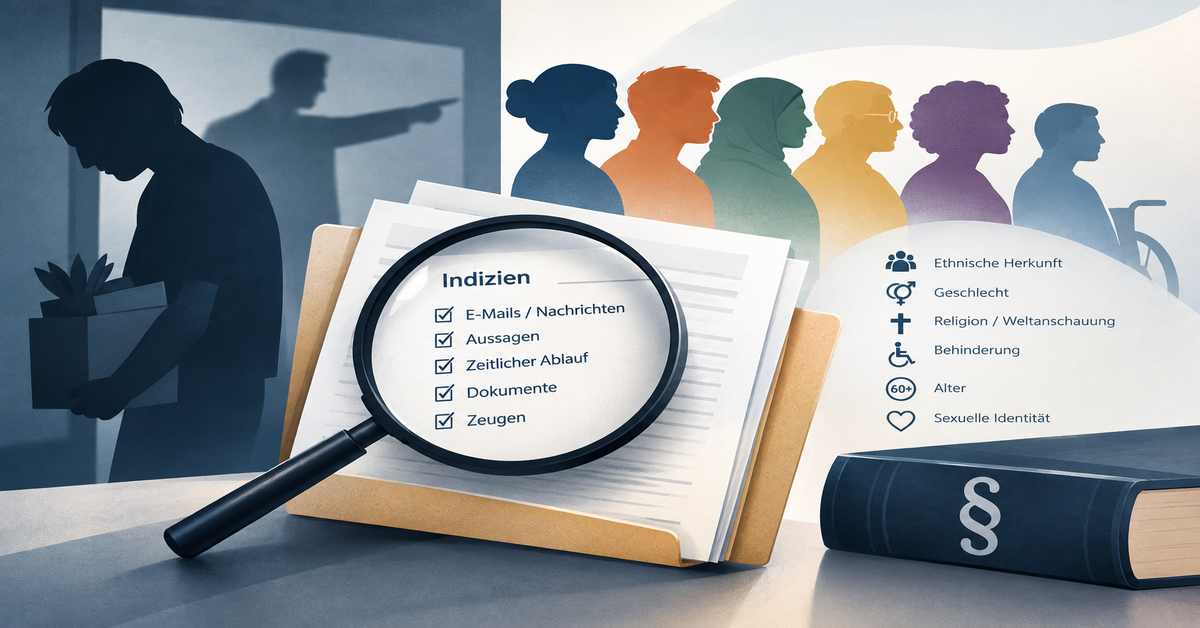 Diskriminierende Kündigung: Der Verdacht allein reicht nicht, auf die richtigen Nachweise kommt es an!