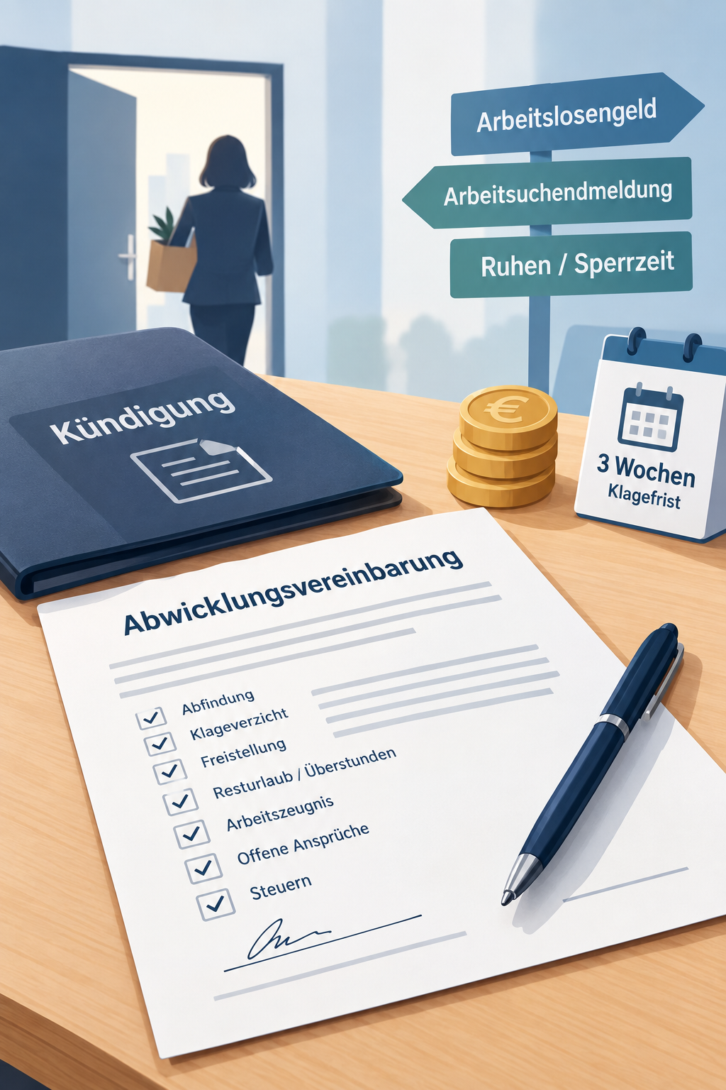 Abwicklungsvereinbarung nach einer Kündigung: Was Beschäftigte wissen sollten