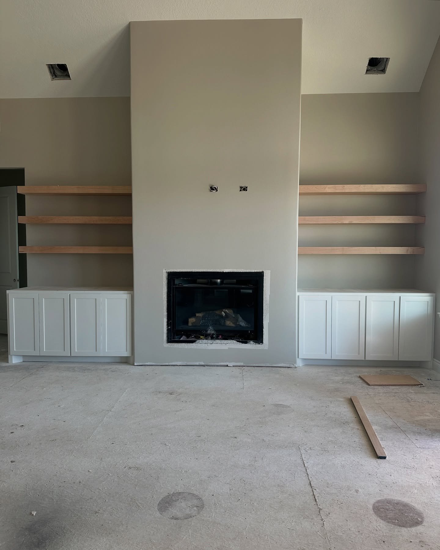 Cabinets and painting updates on another custom build.