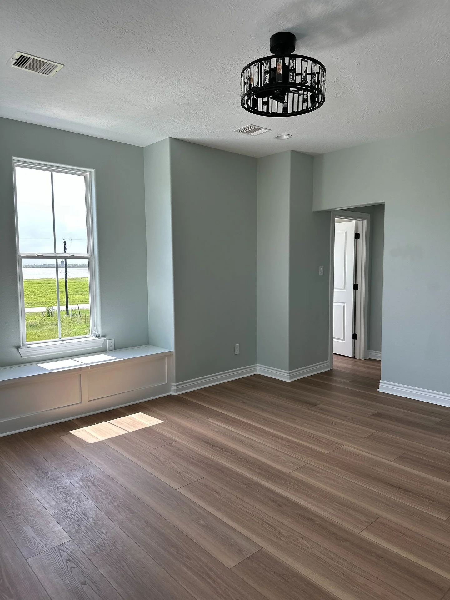 Matching upstairs bedrooms with attached bathrooms, walk in closets, and desk area!
