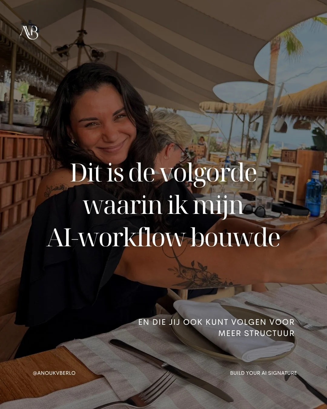 Vrouwen vragen me hoe je een werkend AI-systeem bouwt zonder te verdrinken in alle mogelijkheden. Mijn antwoord is een volgorde.

Ik begon bij mijn eigen tone of voice, daarna kwam de kennis over mijn eigen aanbod, en pas toen bouwde ik mijn eerste w