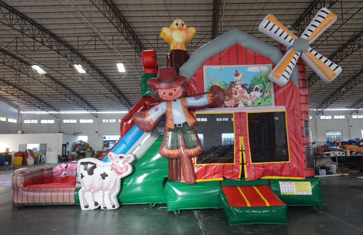 Farm Theme Combo Bounce House
