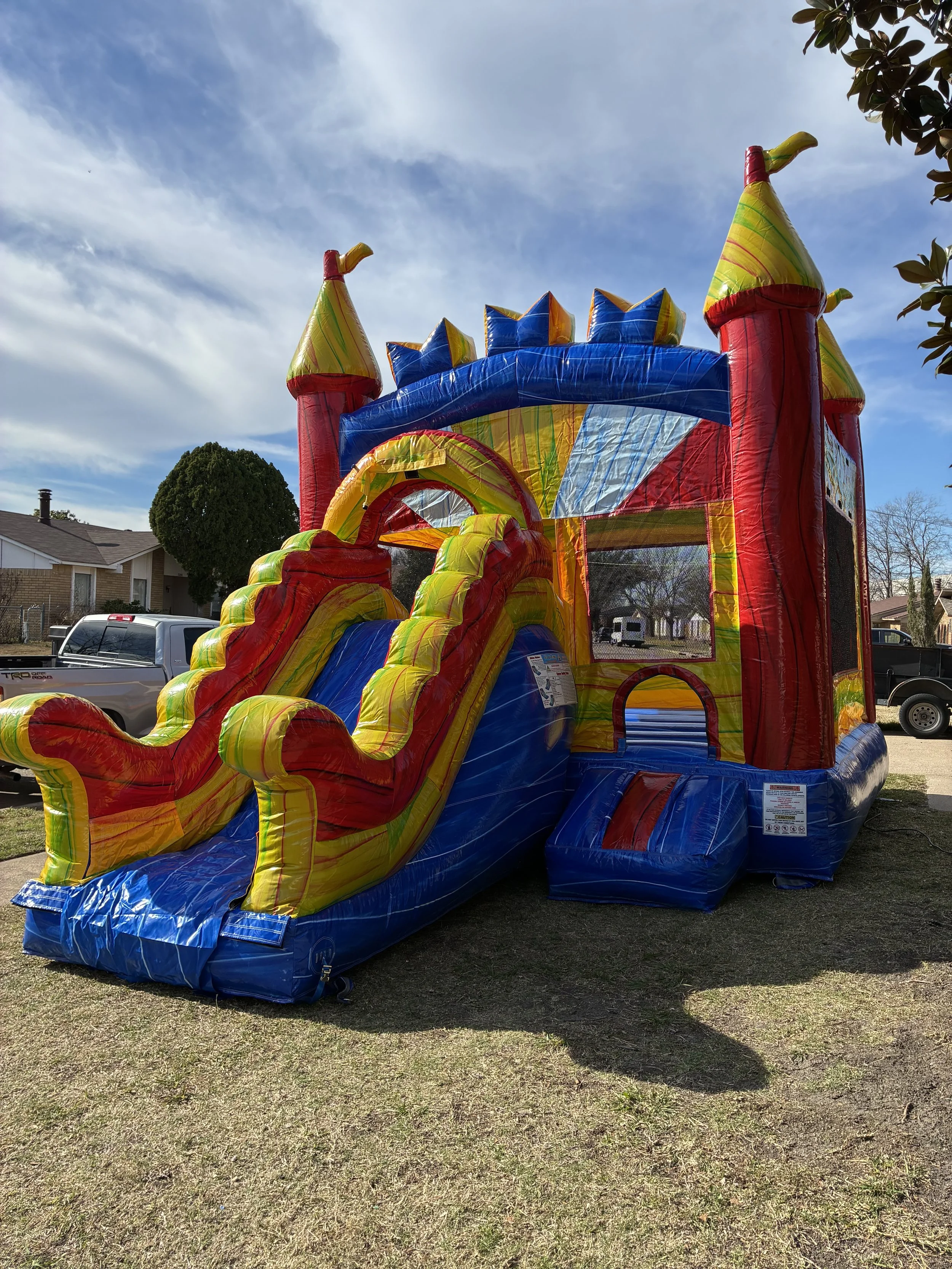 Marble Combo Bounce House