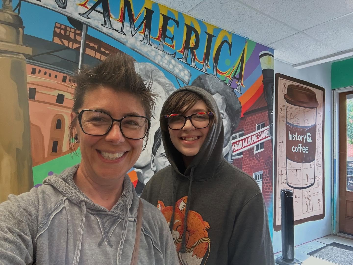 Whoa!! @bmorehistcoffee is AMAZING. Finding ways to connect History, Civil Rights, community and wellbeing in the heart of Fell's Point using coffee, Chess and old fashioned candy. We stumbled in randomly today and found something incredibly unique a