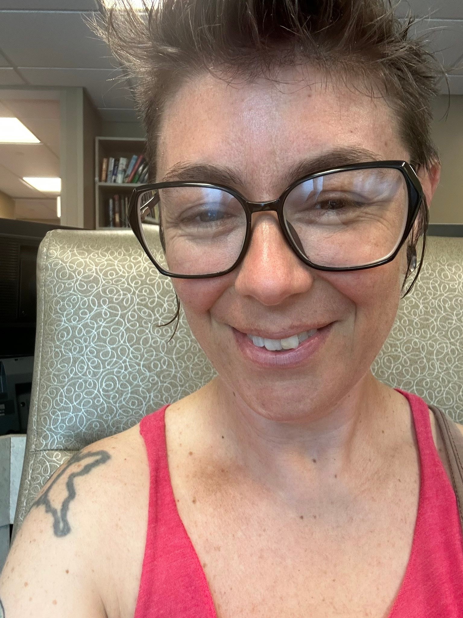 Cancer free doesn't mean the fight is over.

It's years of follow ups, blood work, pills and injections. It's using all my mindfulness tools to stay steady and trust my body and the steps I've taken to heal completely and for the rest of my life. 

I
