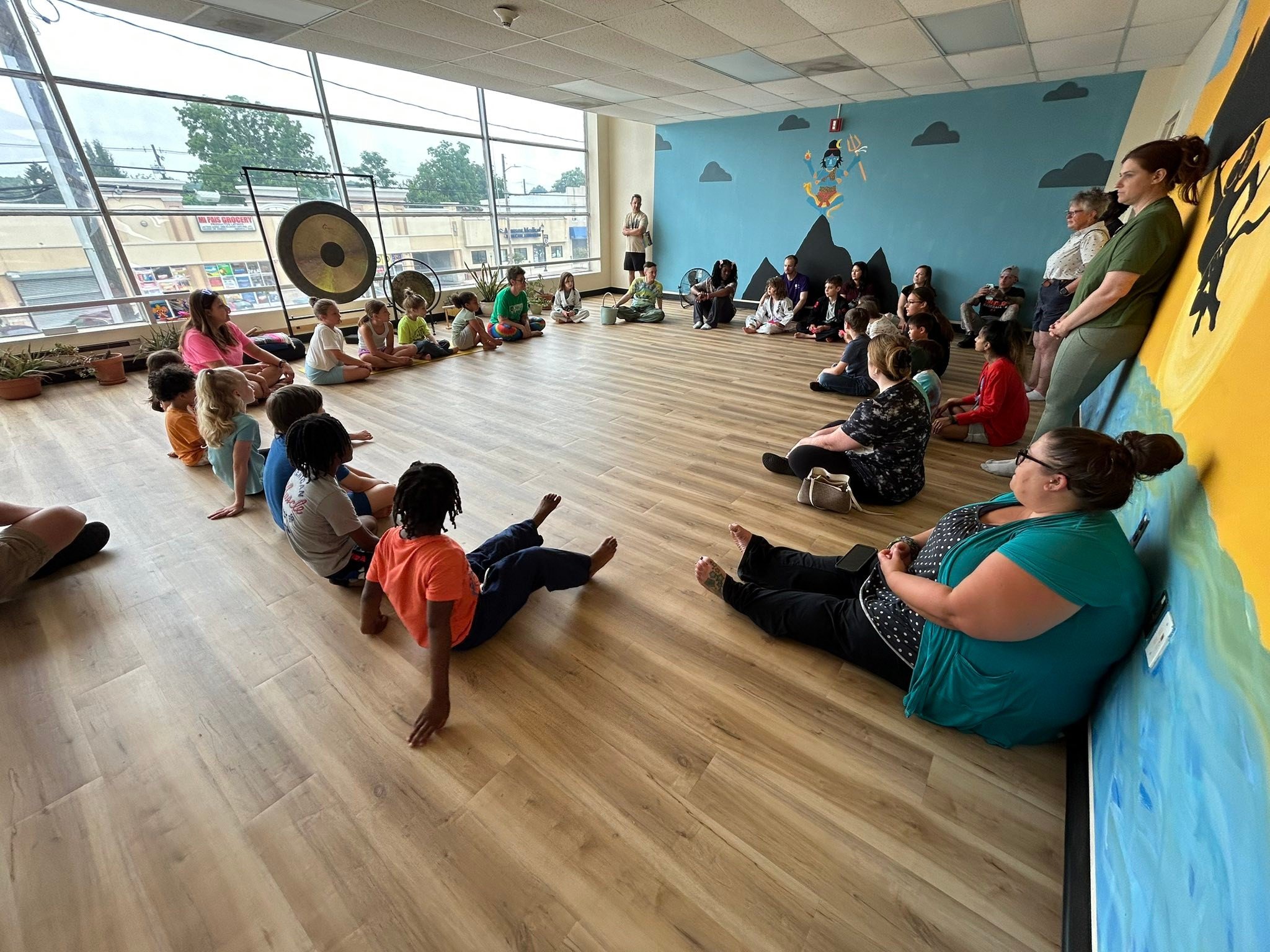 Thank you!
Thank you!
Thank you!

So many Yinjas!
So many people we love!
A humbling moment to reflect on the work of the many people helping us who care about connecting Essex and families to kindness, wellness and friendship.

Summer Jam 2025 was a