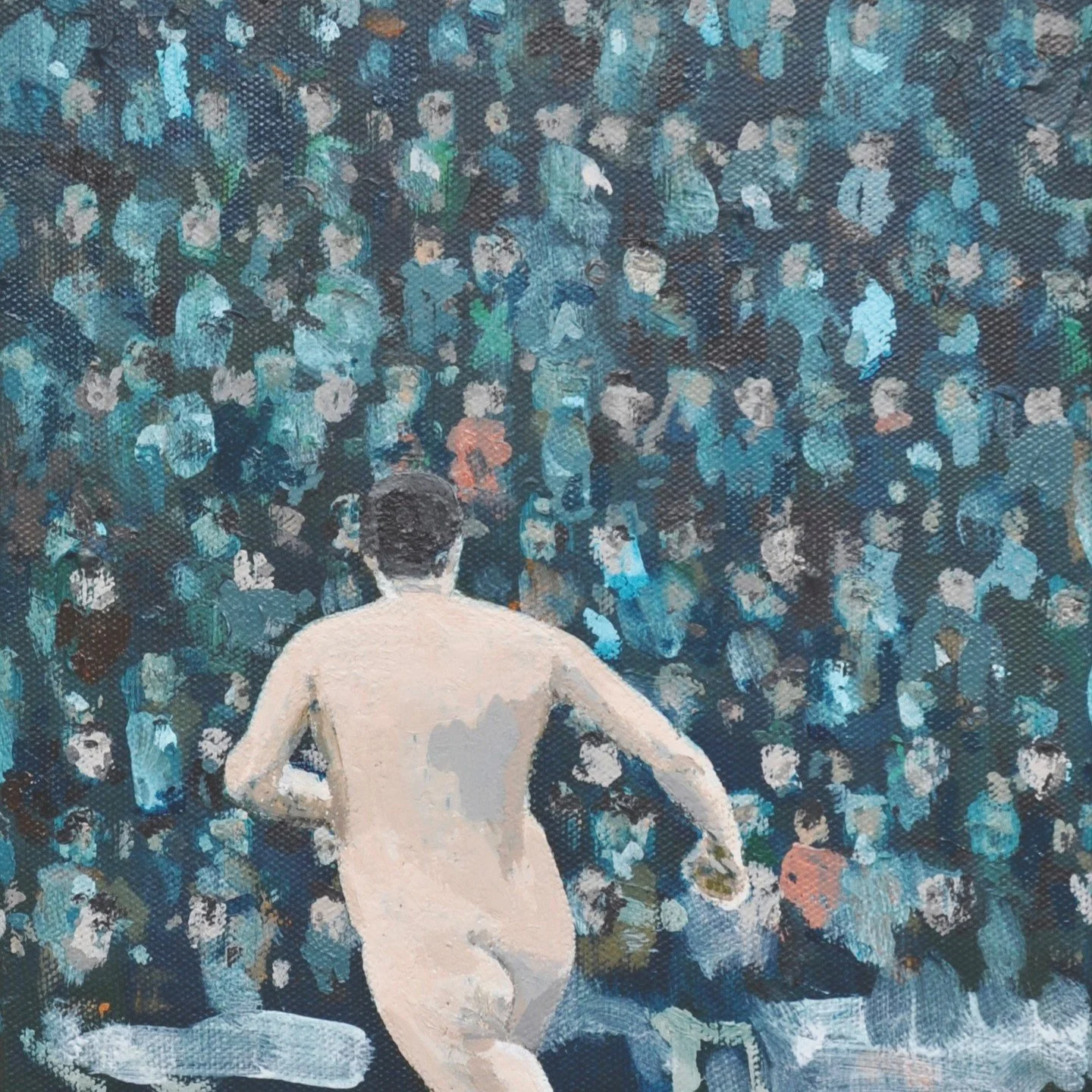 Vanavond opening van "Buitenspel, voetbal in de stad" in Stadsmuseum Gent. This evening opening of "Offside, football in the city". Including my work The bet.