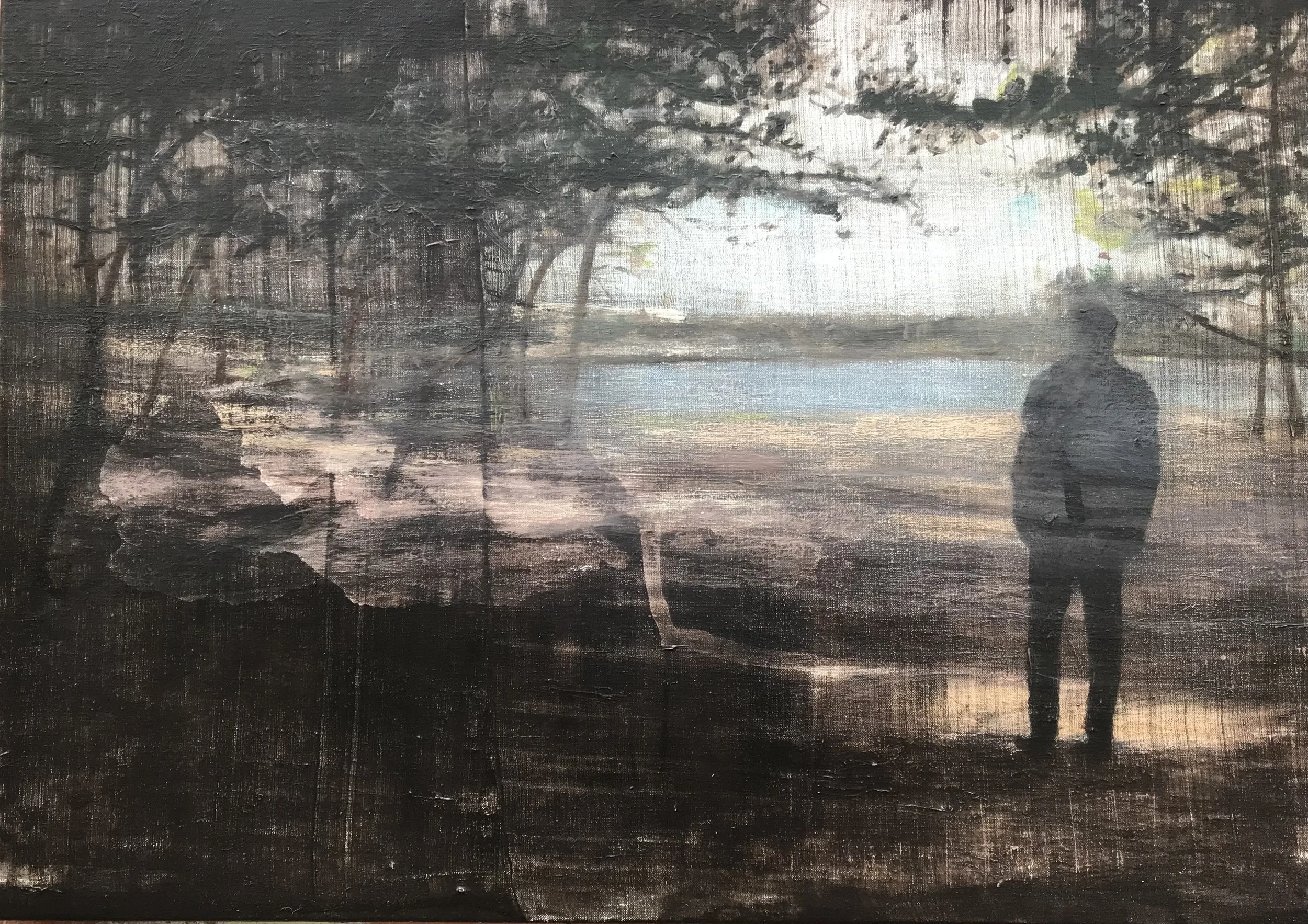 The best sand, 2026;
acrylics on canvas, 70 x 50 x 3,5 cm / 35  x 20 x 1 inches