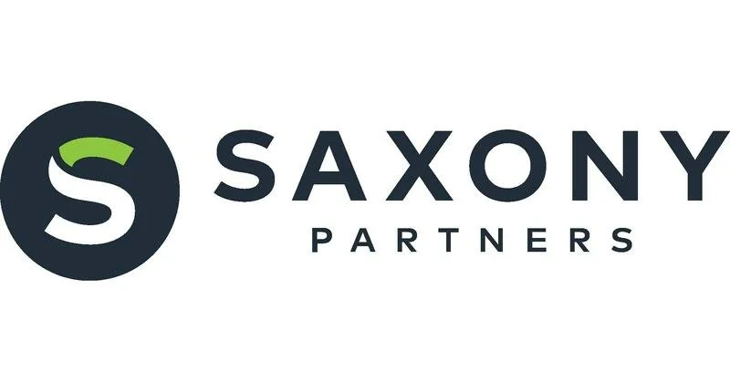 Saxony Partners logo with a stylized letter S in a circle and the name 'Saxony Partners' next to it