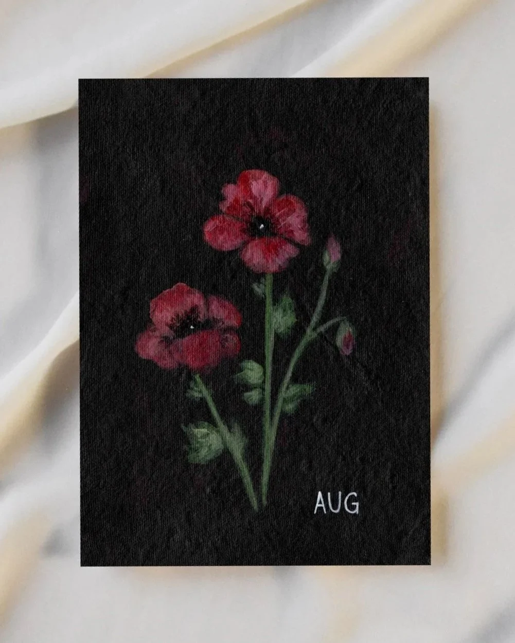 Fine Art Print - Aug Birth Flower