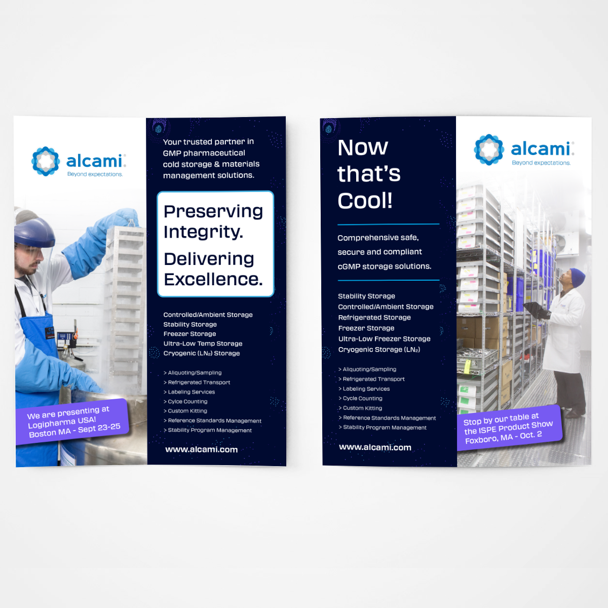 Full page magazine advertisement campaign.
