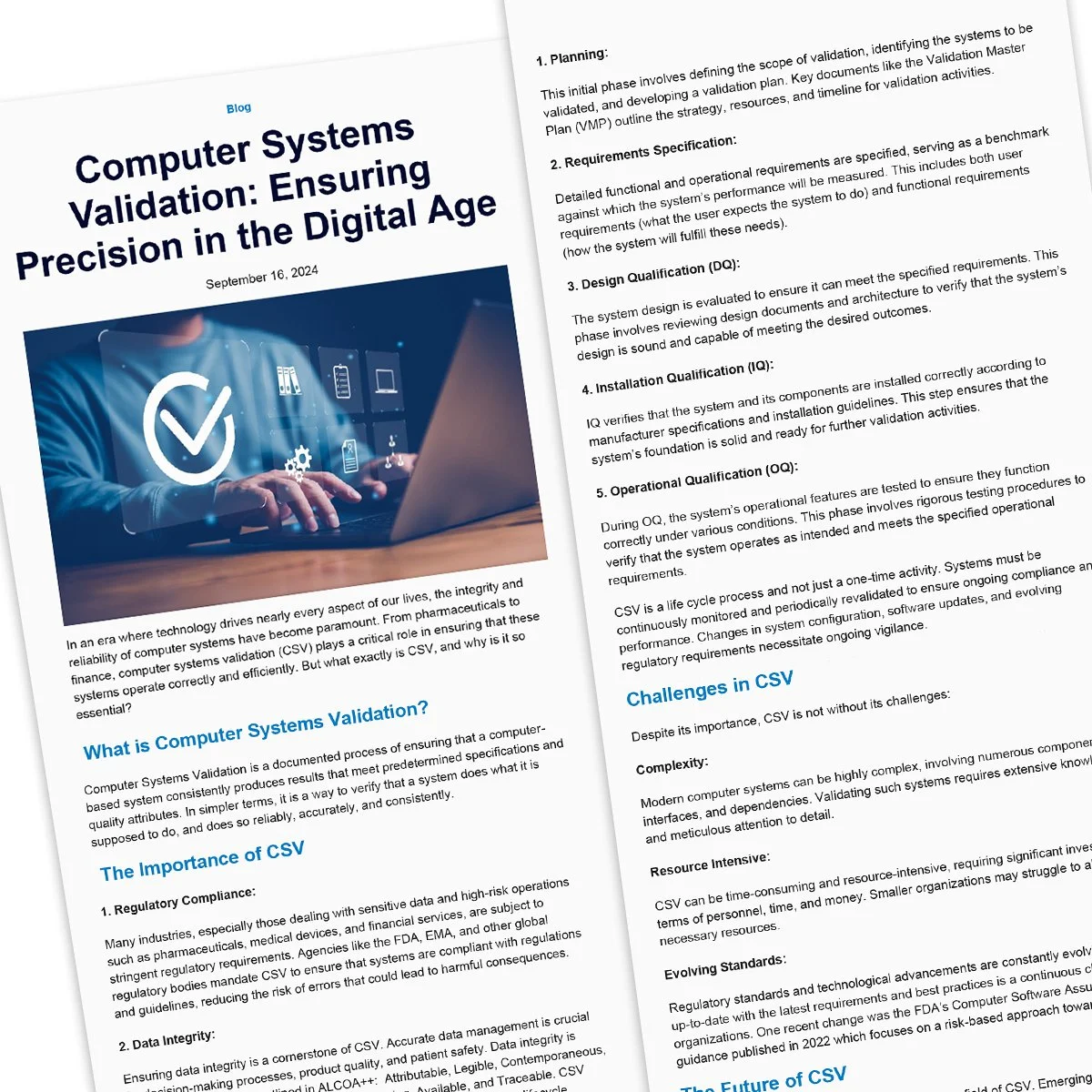 Corporate blog written in collaboration with subject matter expert.