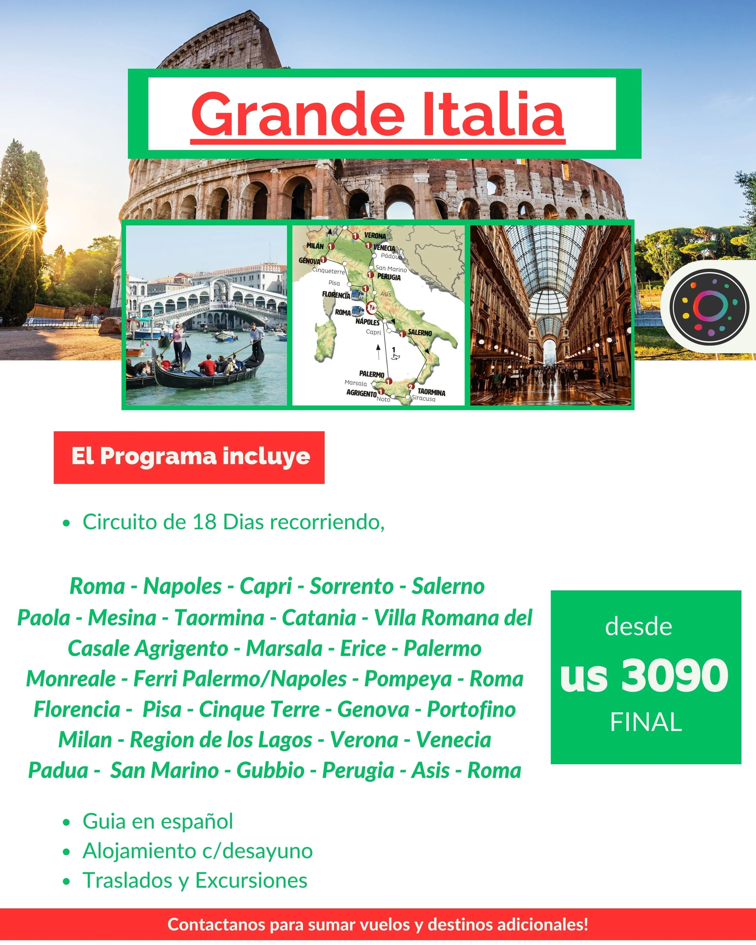 recorre el mundo - grande italia