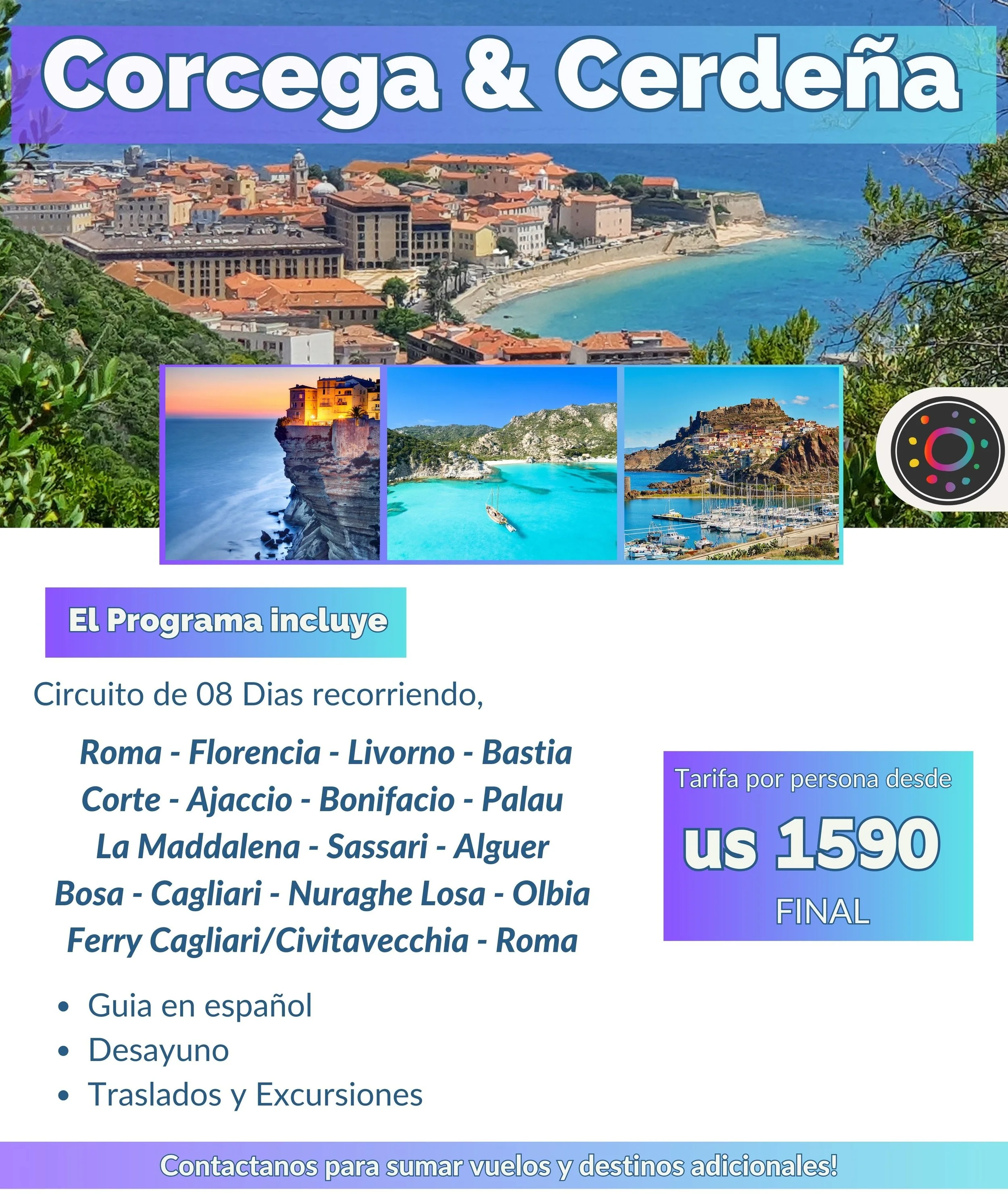 recorre el mundo - corcega &amp; Cerdeña