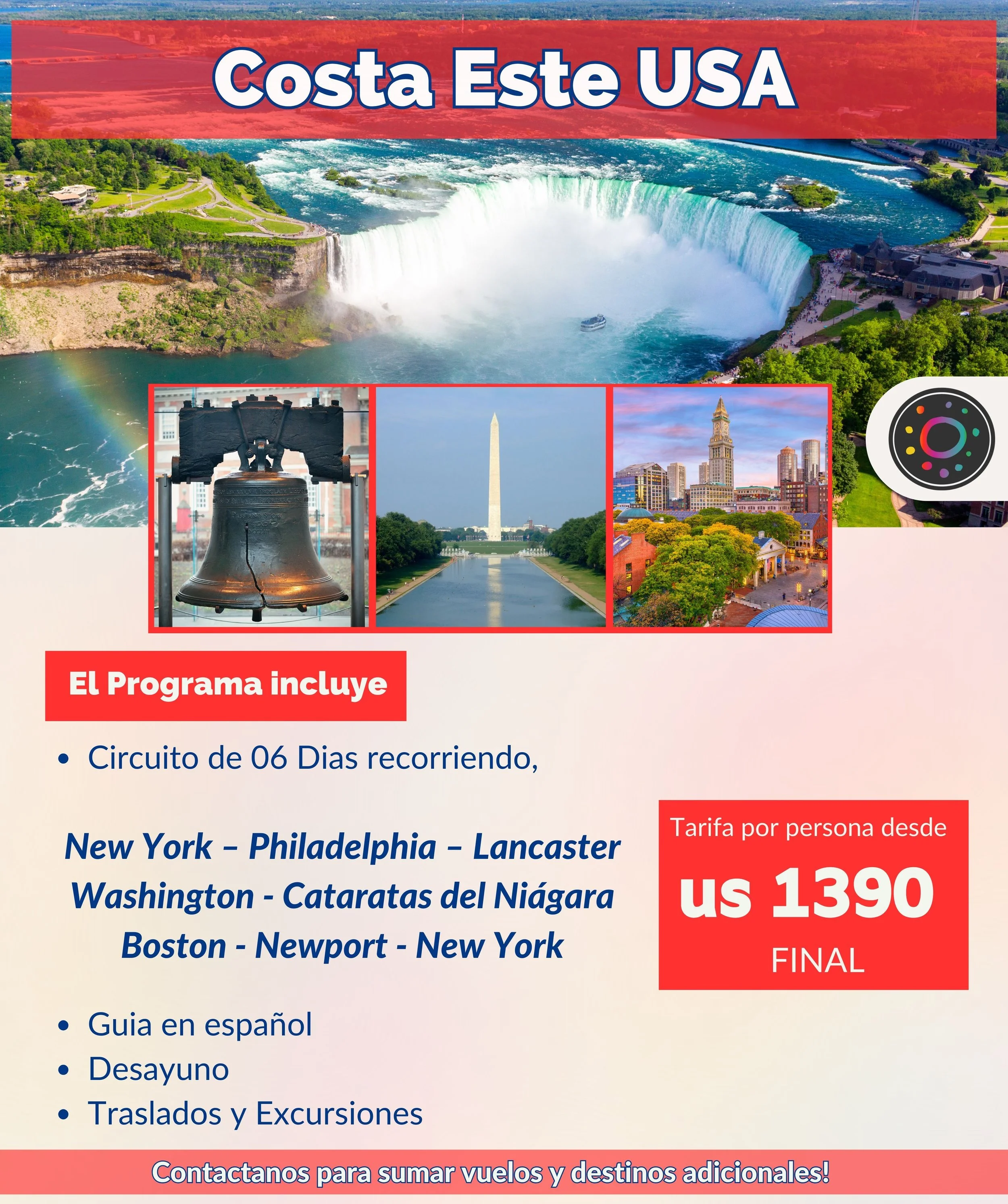 recorre el mundo - costa este usa
