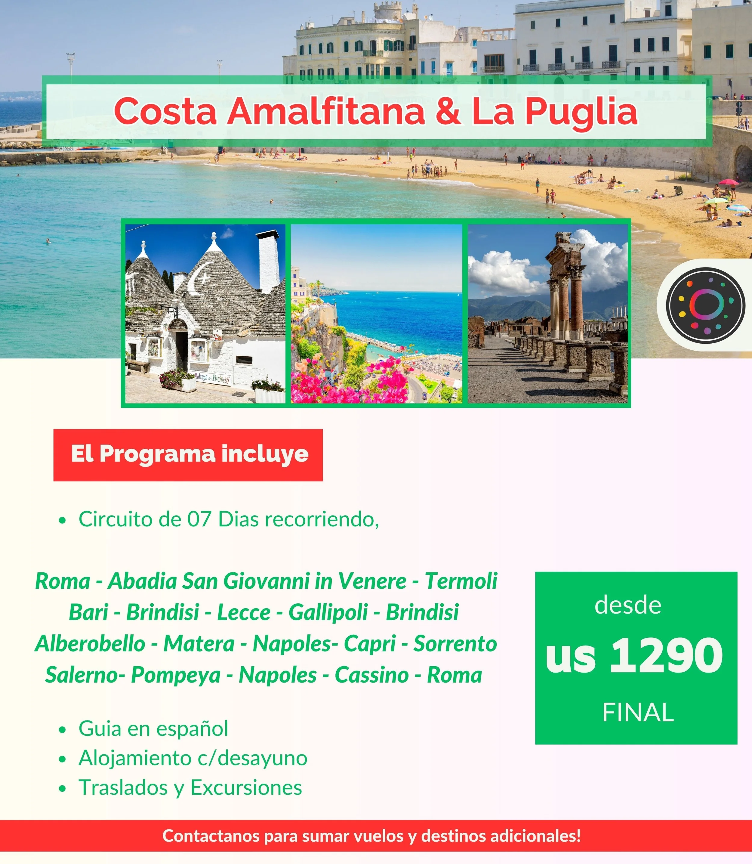 recorre el mundo - costa amalfitana &amp; puglia