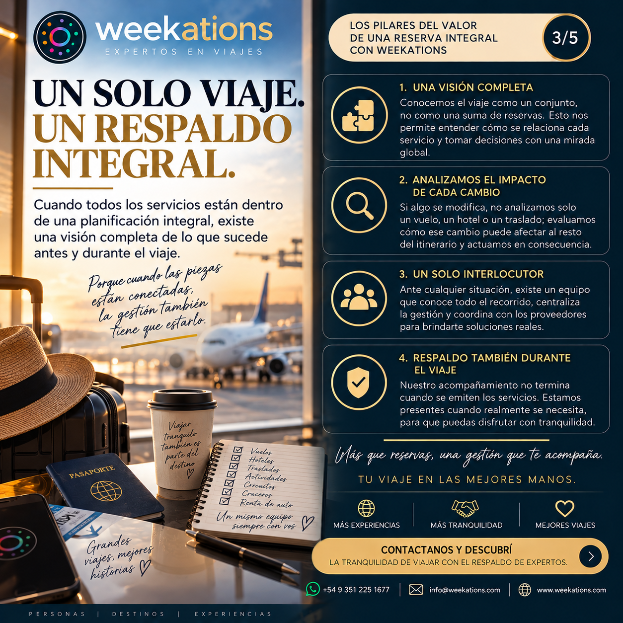 🛡️ Un solo viaje. Un respaldo integral: el valor de contar con un intermediario