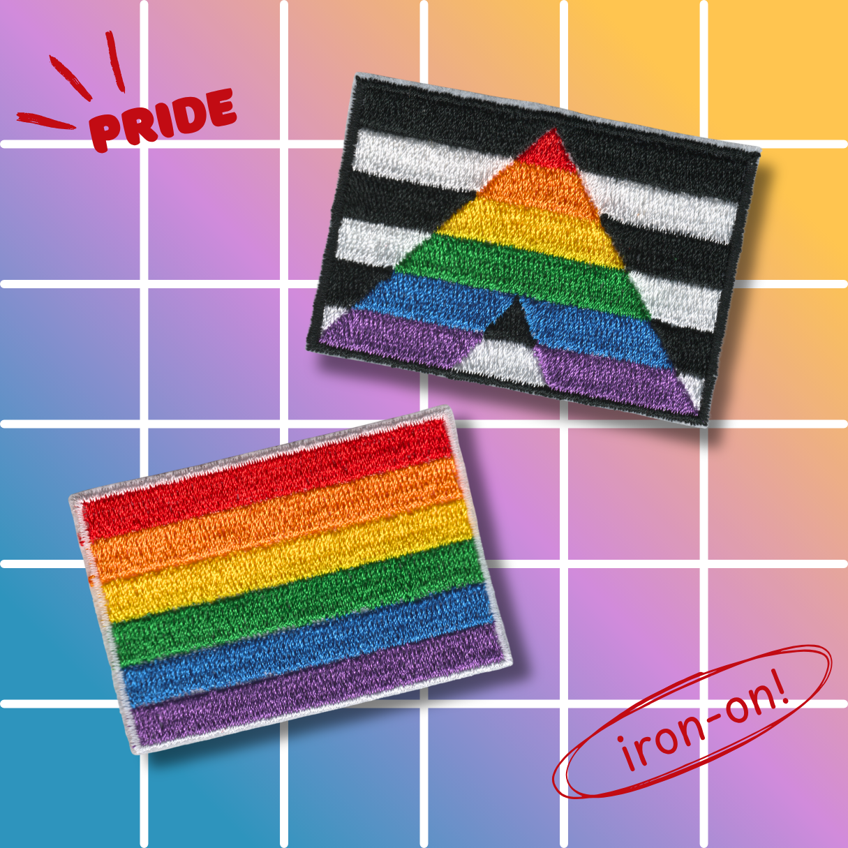 Iron-On Patches Pride Flags