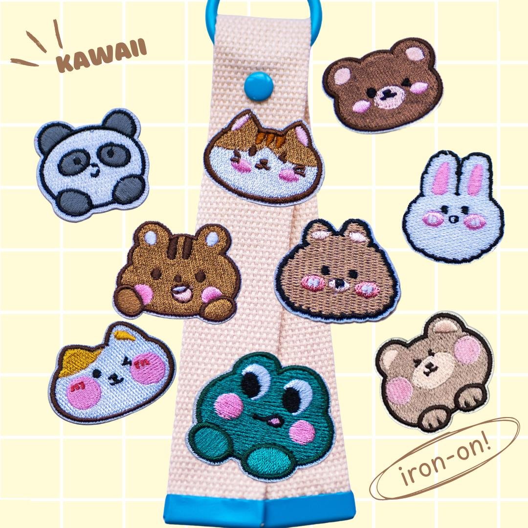 Iron-On Patches Kawaii Animals
