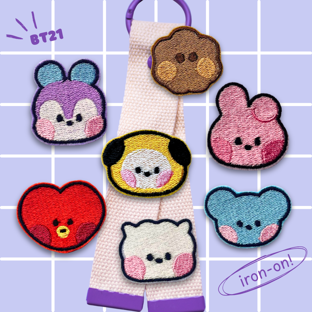 Iron-On Patches BT21