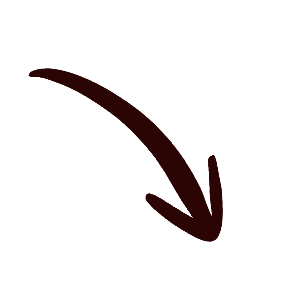 Der Pfeil zeigt nach unten, auf schwarzem Hintergrund