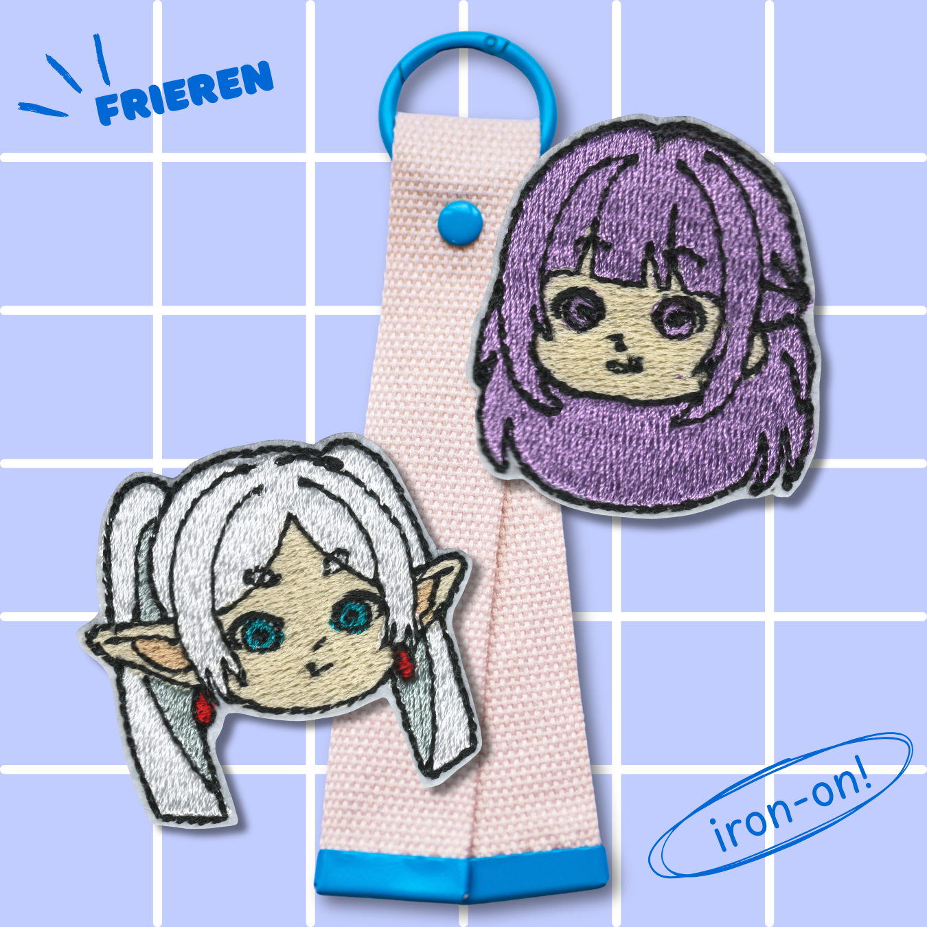 Iron-On Patches Frieren und Fern