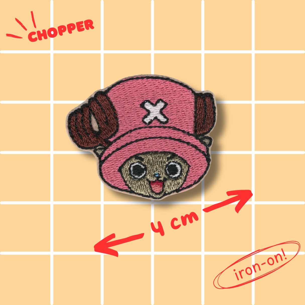 Iron-On Patches One Piece