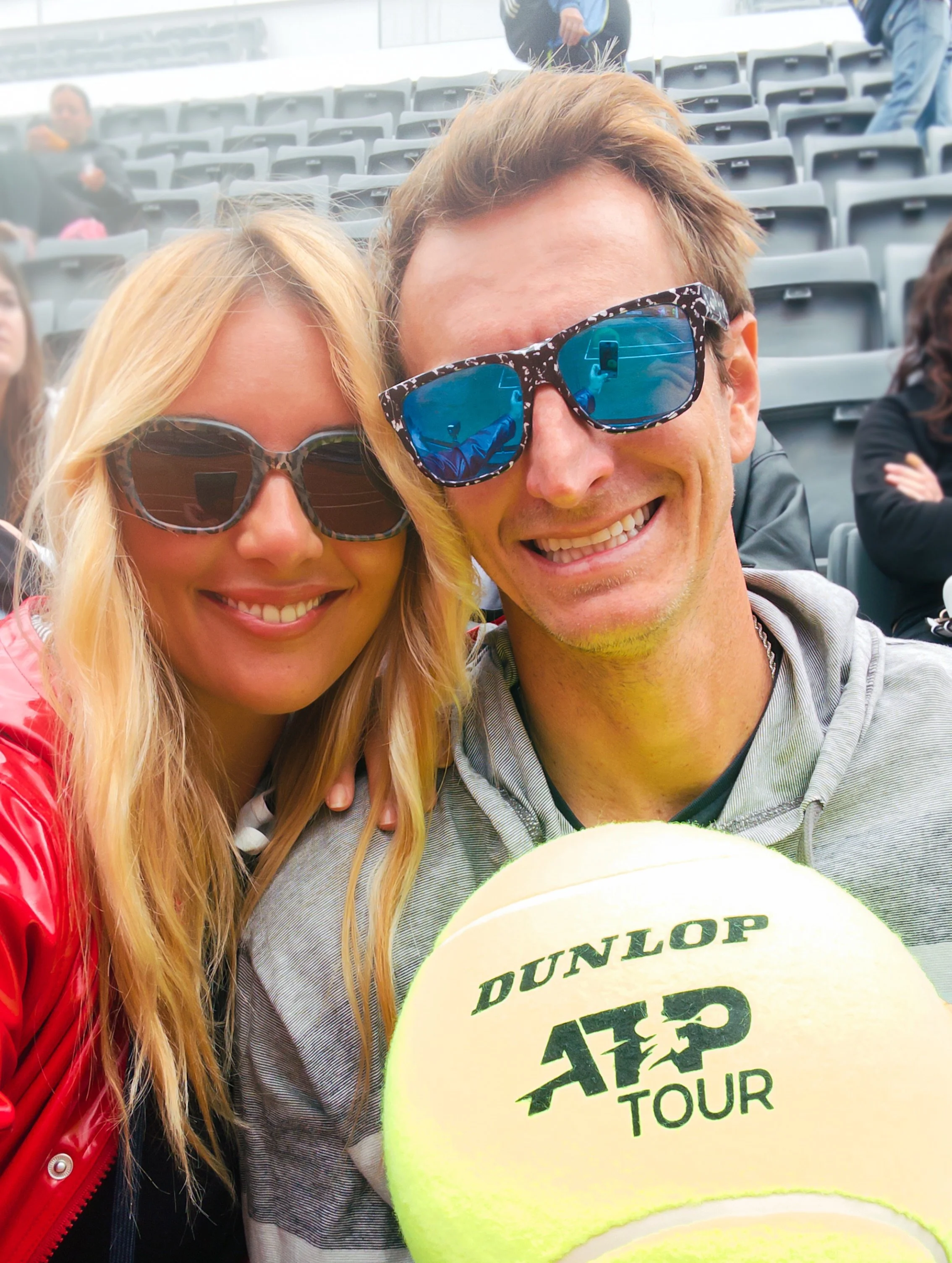 Everyone talks about finals week at the Italian Open... but Day 1 was really amazing and unforgettable for us. It felt like we had the tournament almost to ourselves.

We watched Krejč&iacute;kov&aacute;, Raducanu, Musetti, Zverev, Djokovic, and Andr