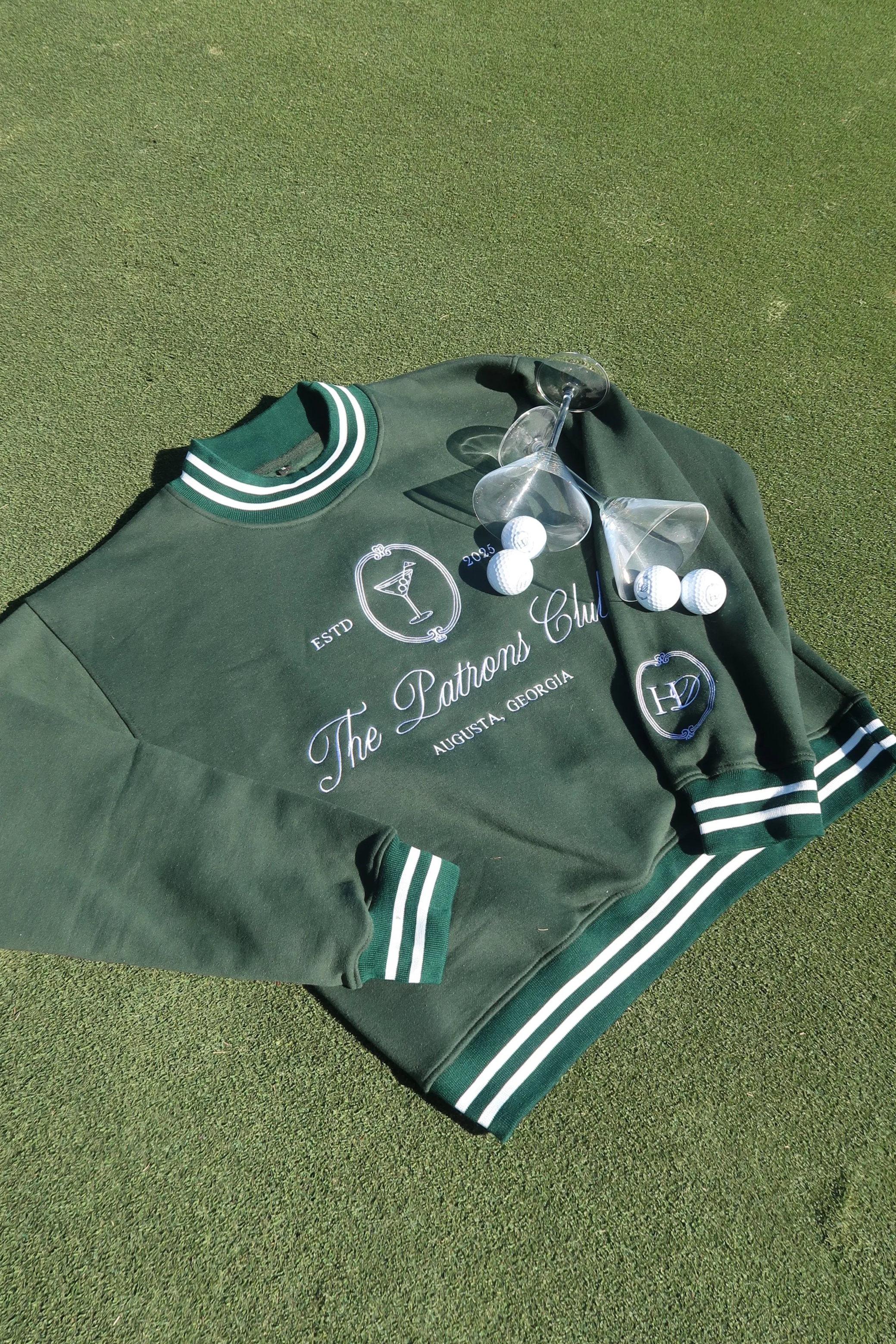 Patrons Club Varsity Crewneck