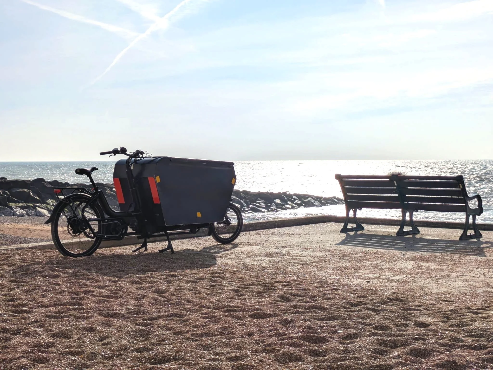 Standing on a beach, staring at the sea
