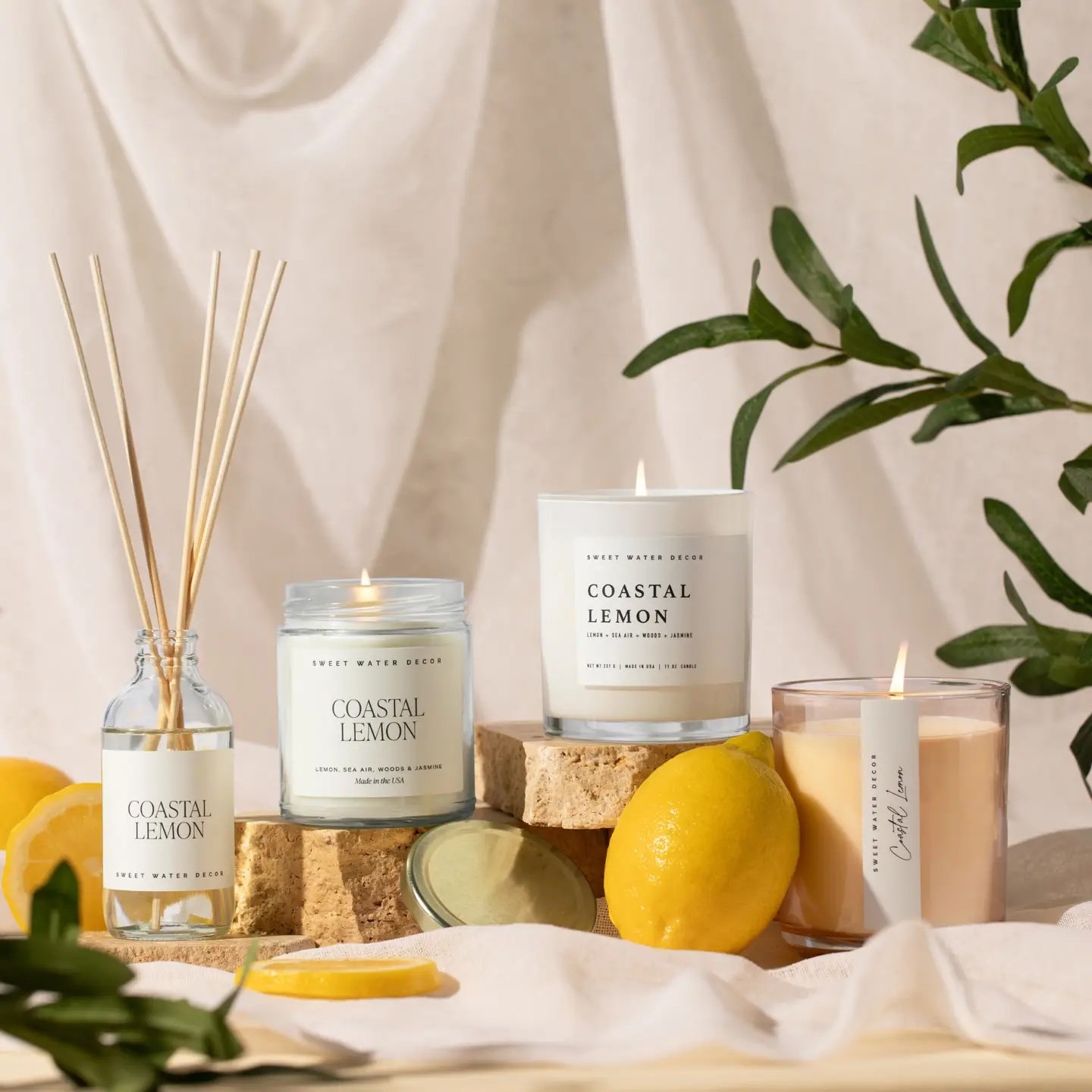 Coastal Lemon 12 oz Candle 3.jpeg