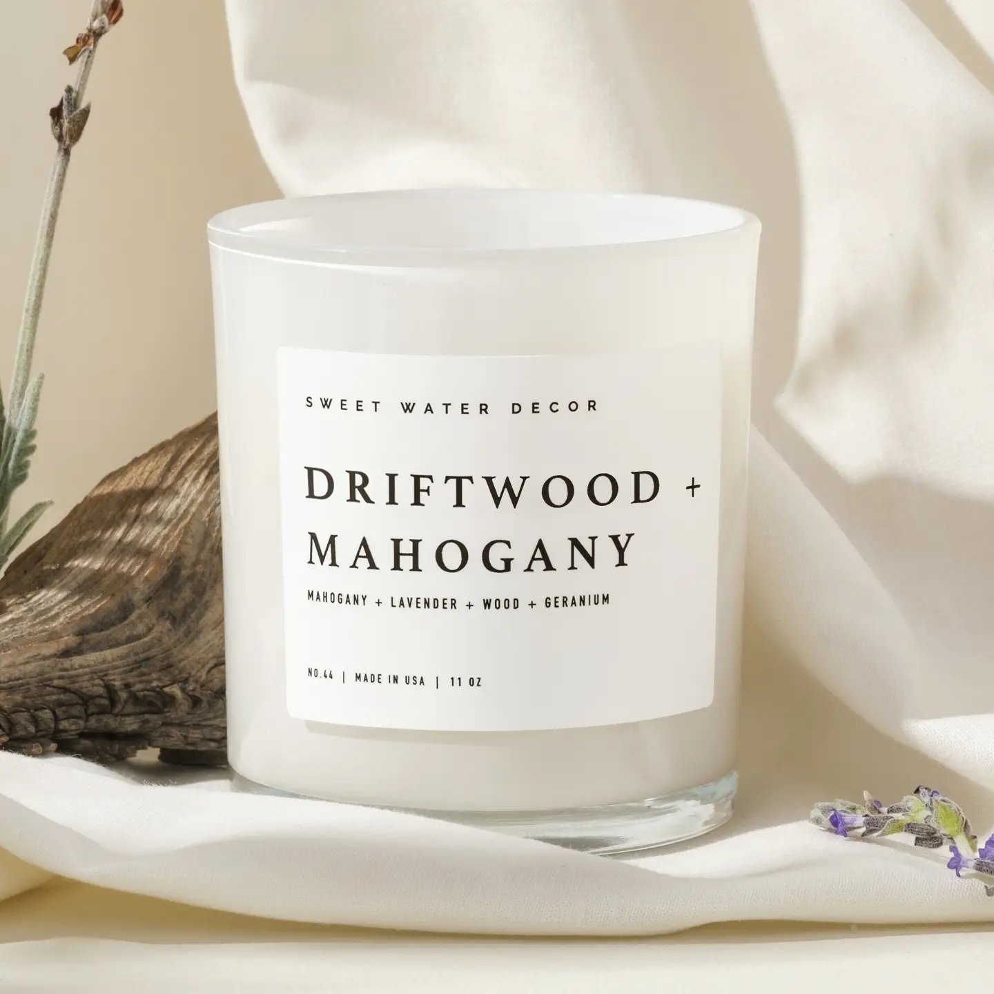 Driftwood and Mahogany 11 oz Soy Candle