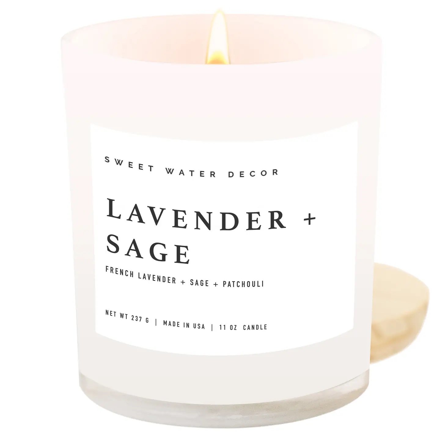 Lavender and Sage 11 oz Soy Candle