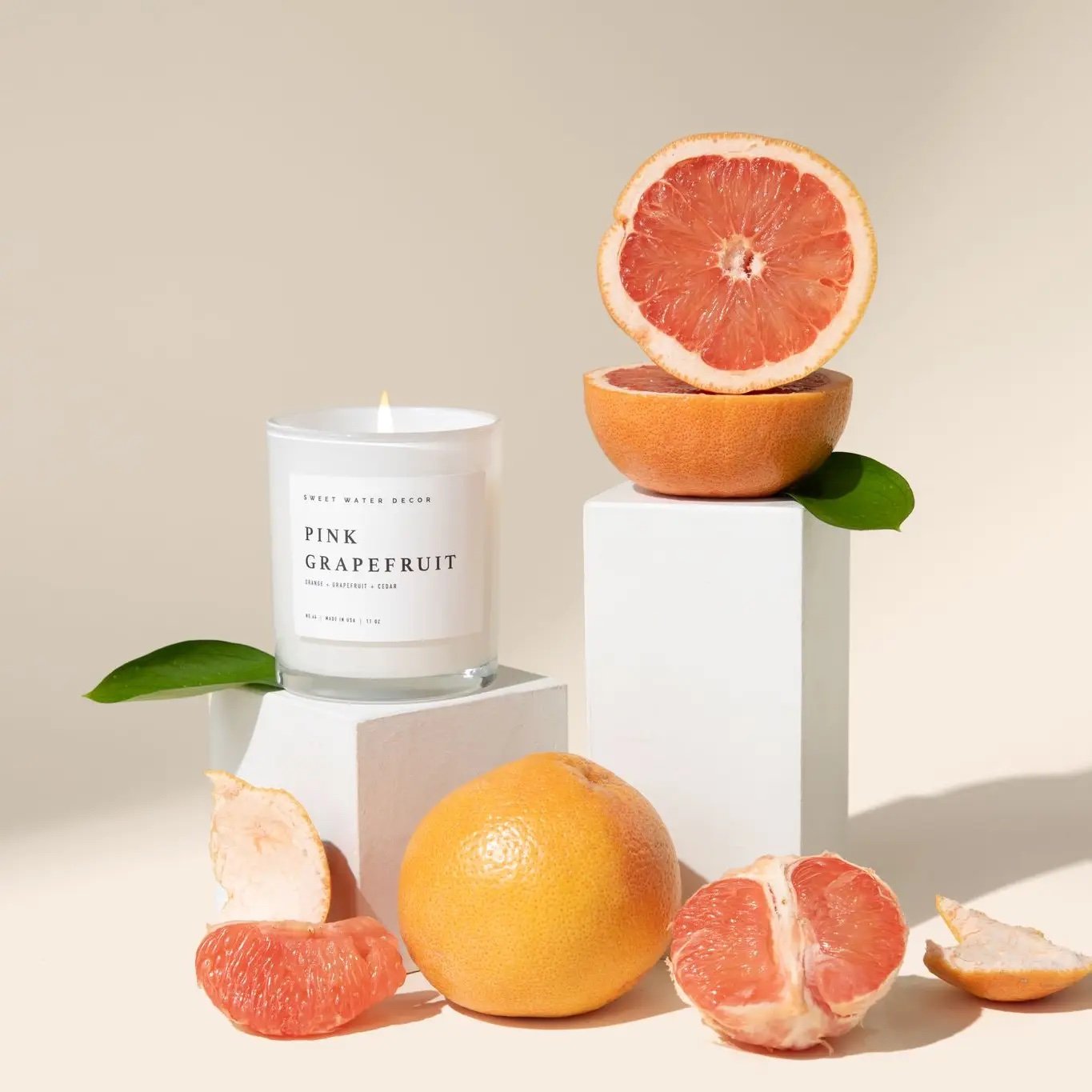 Pink Grapefruit 11 oz Soy Candle 3.jpeg